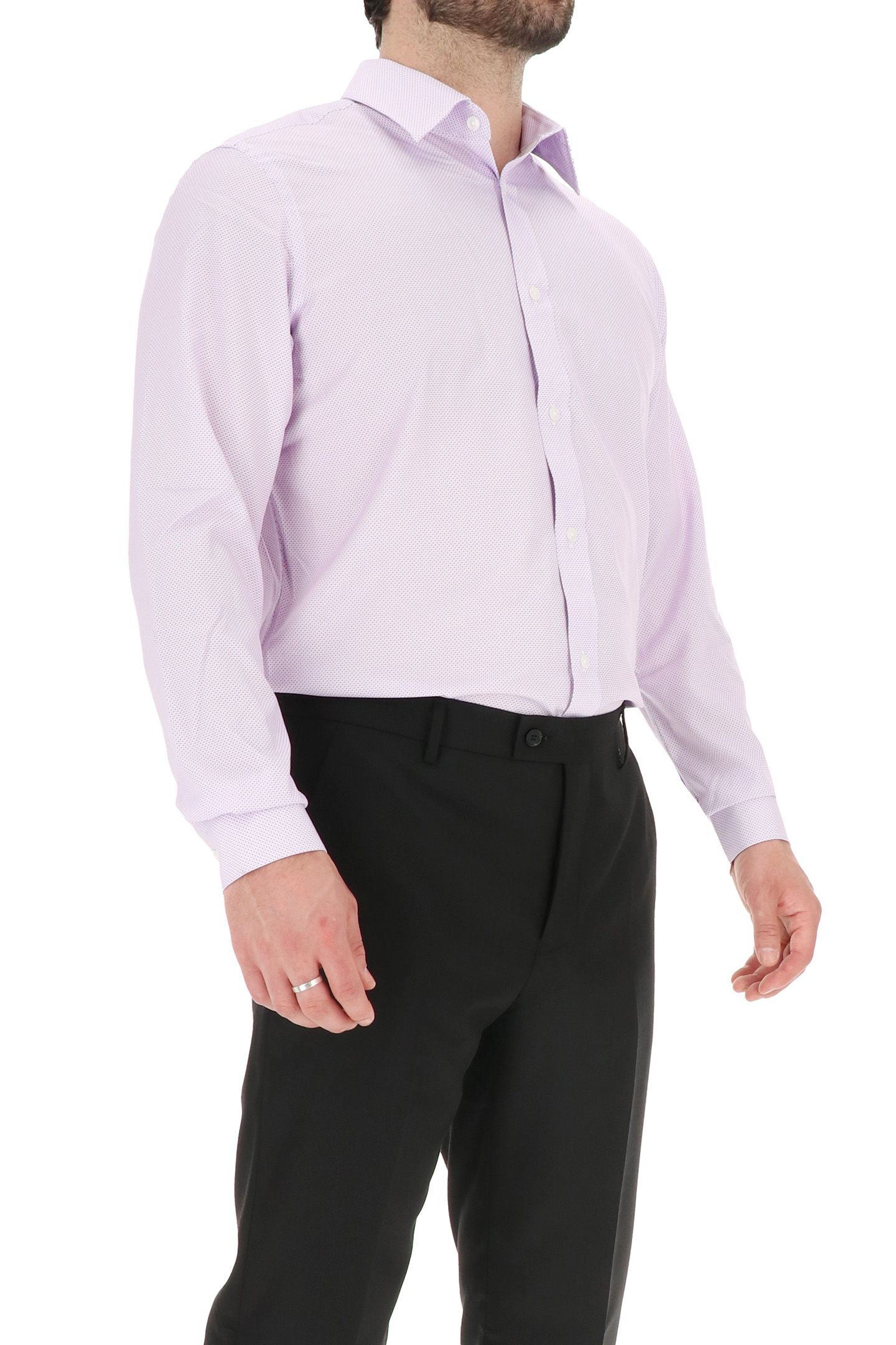 4 WAY STRETCHDRESS SHIRT LAVENDER 2
