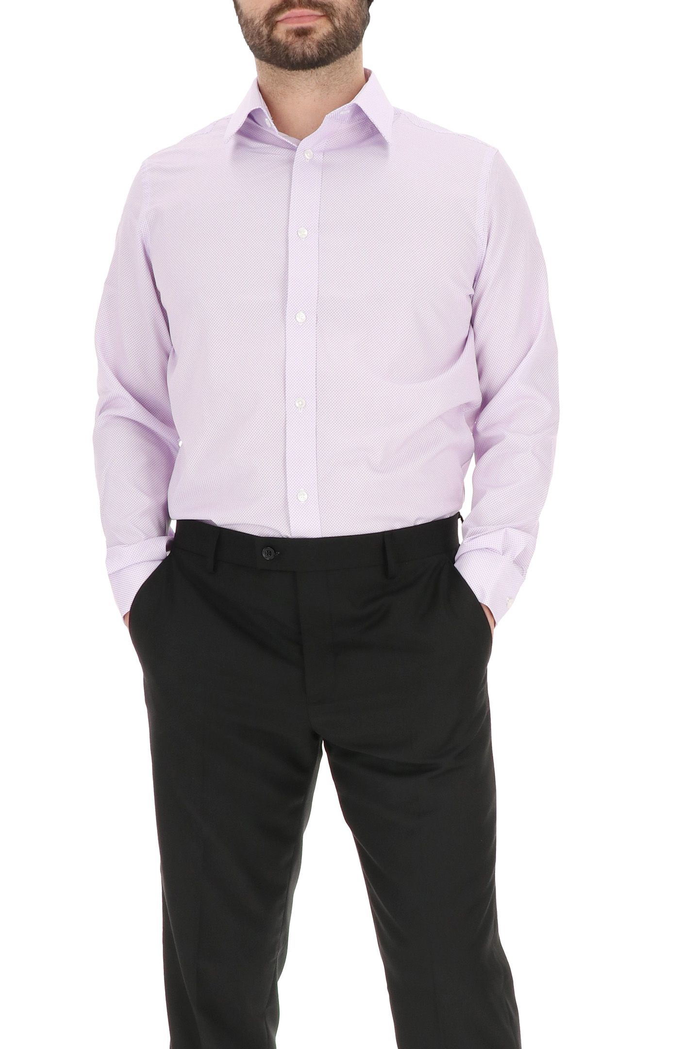 4 WAY STRETCHDRESS SHIRT LAVENDER 3