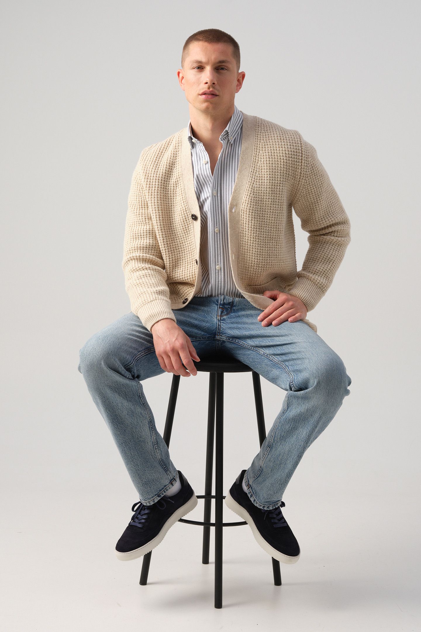 J.C. RAGS RYKER VEST BLEACHED SAND 3