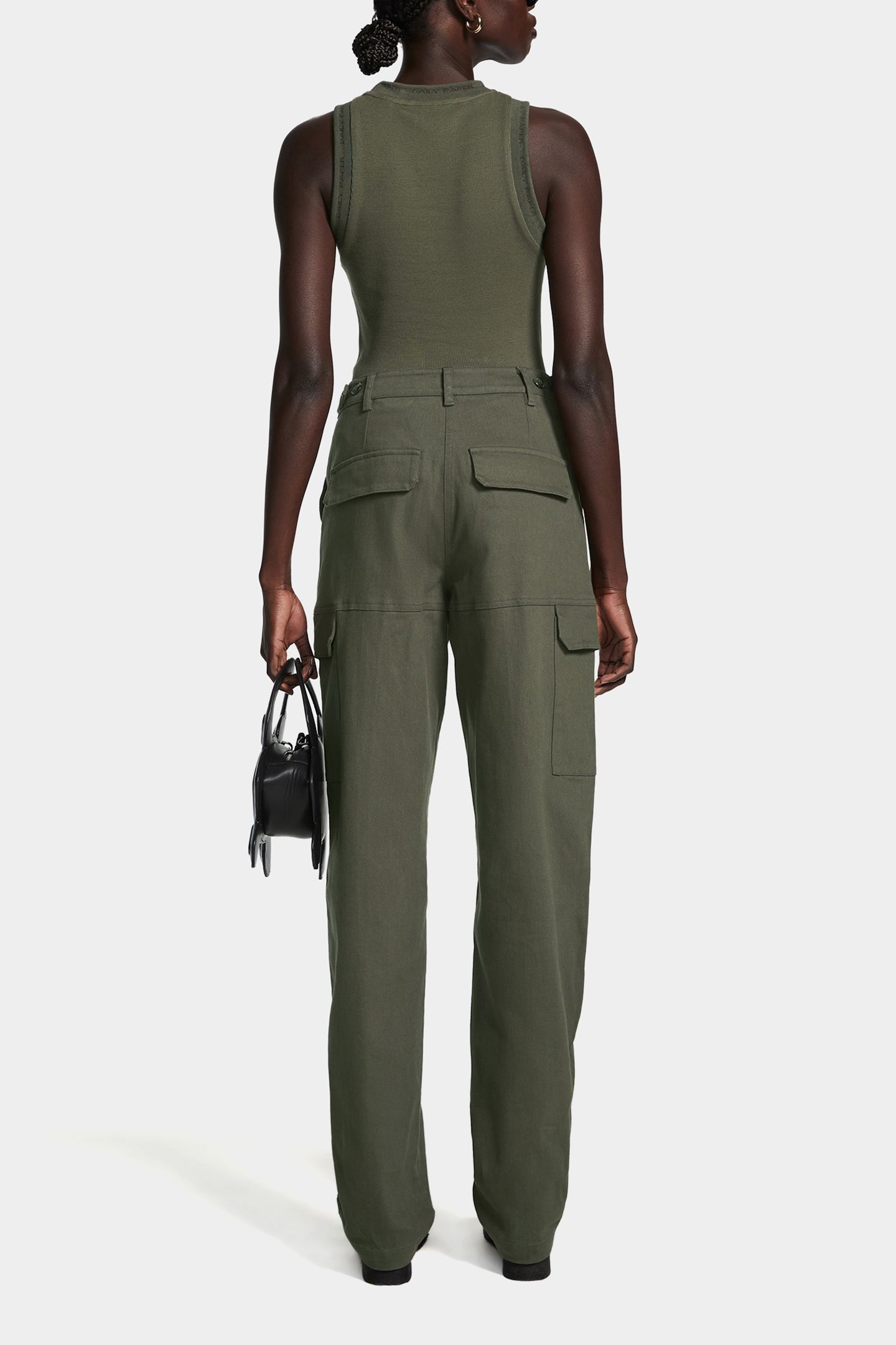 EZEA WOMEN CARGO PANTS CHIMERA GREEN 2