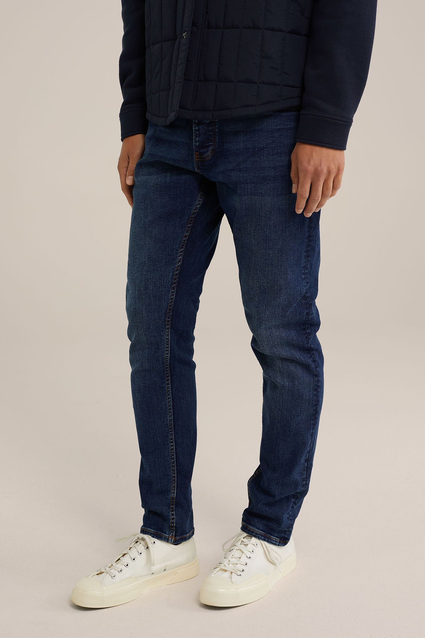5-POCKET MID WAIST BLUE 1