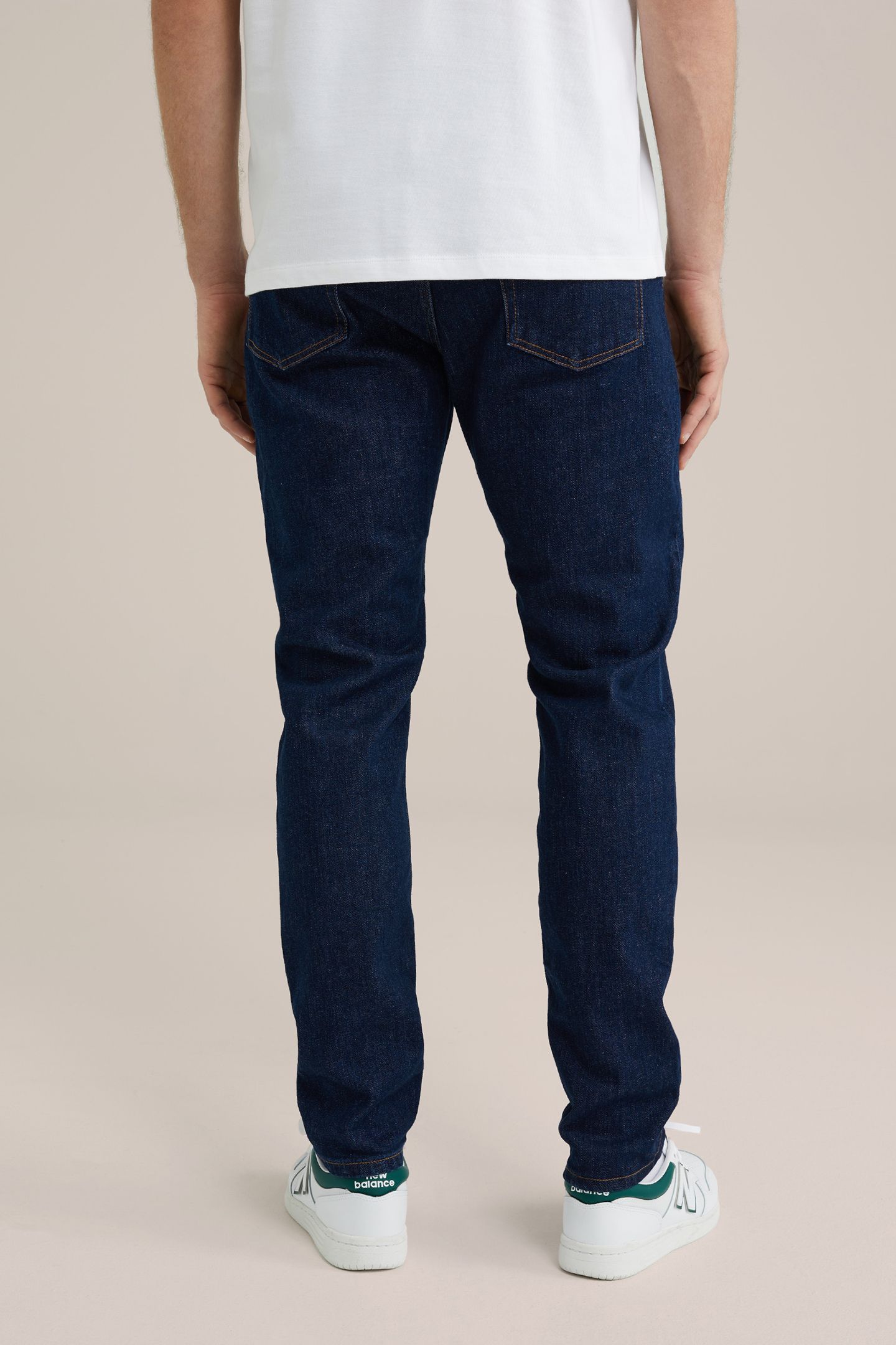 5-POCKET MID WAIST DARK BLUE 2