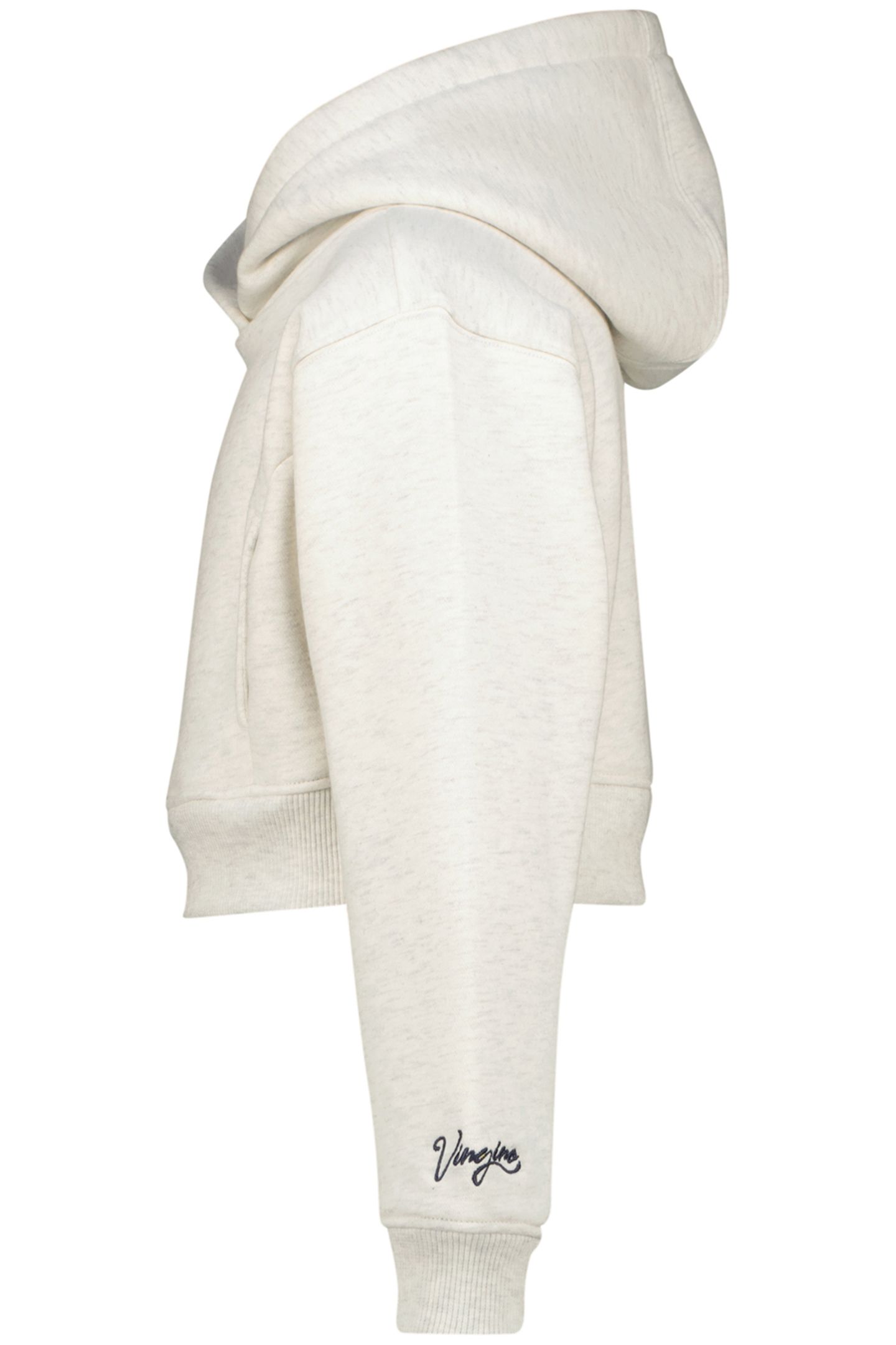 GIRLS NIMMIE HOODY LIGHT GREY MELEE 3