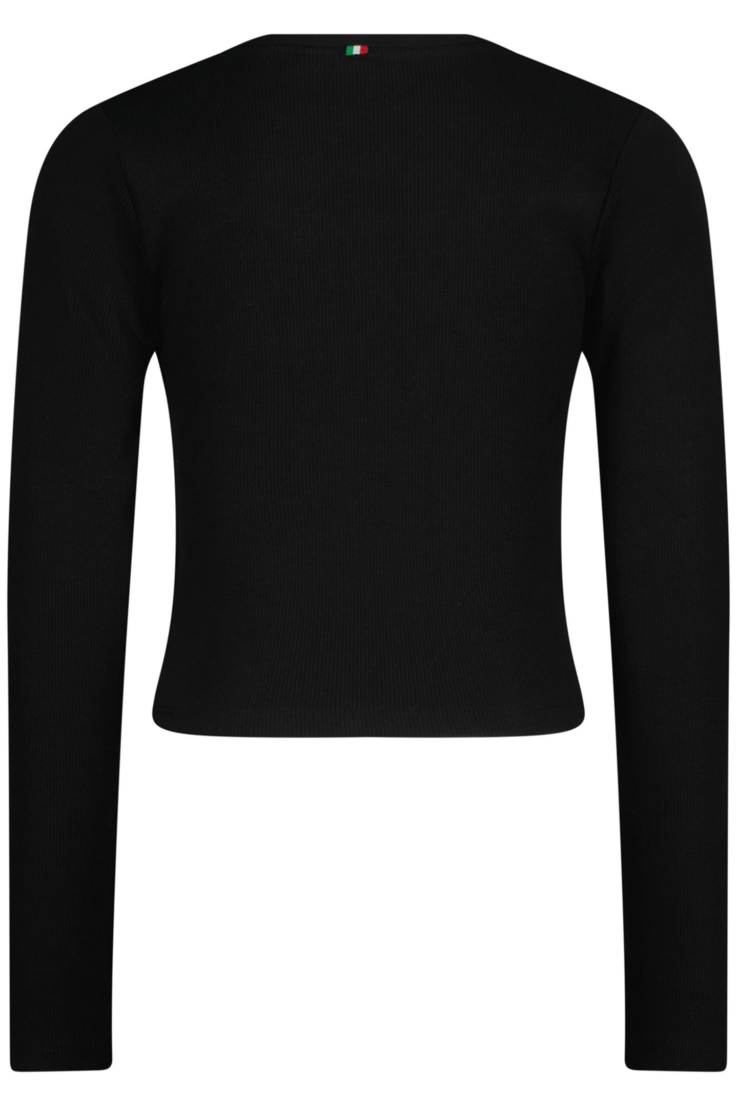 GIRLS G-BASIC-RIB DETAIL T-SHIRT DEEP BLACK 2