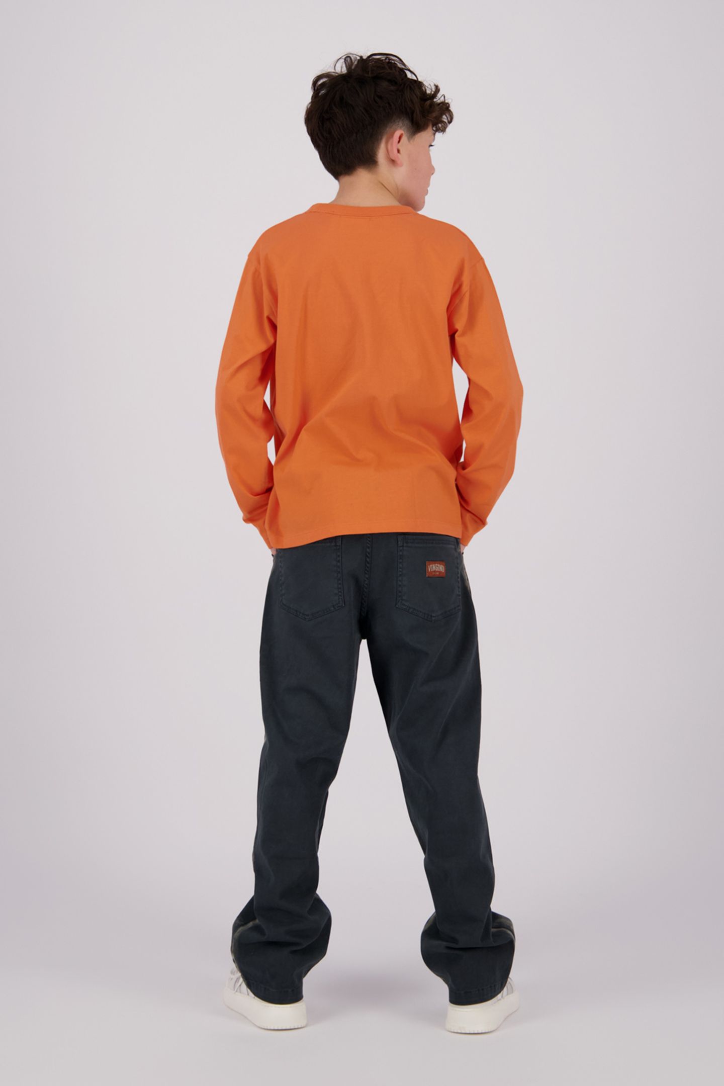 BOYS JEAN T-SHIRT DUSTED ORANGE 2