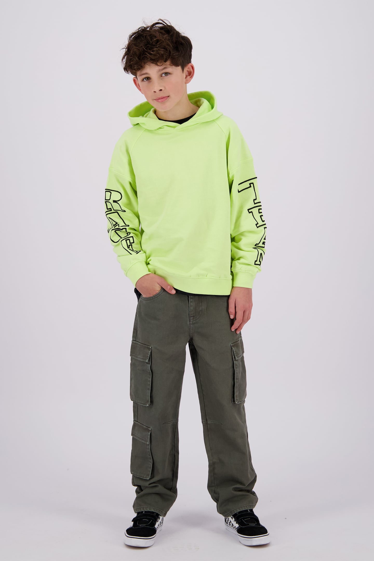 BOYS SLOOSE PANTS STONE GREY 1