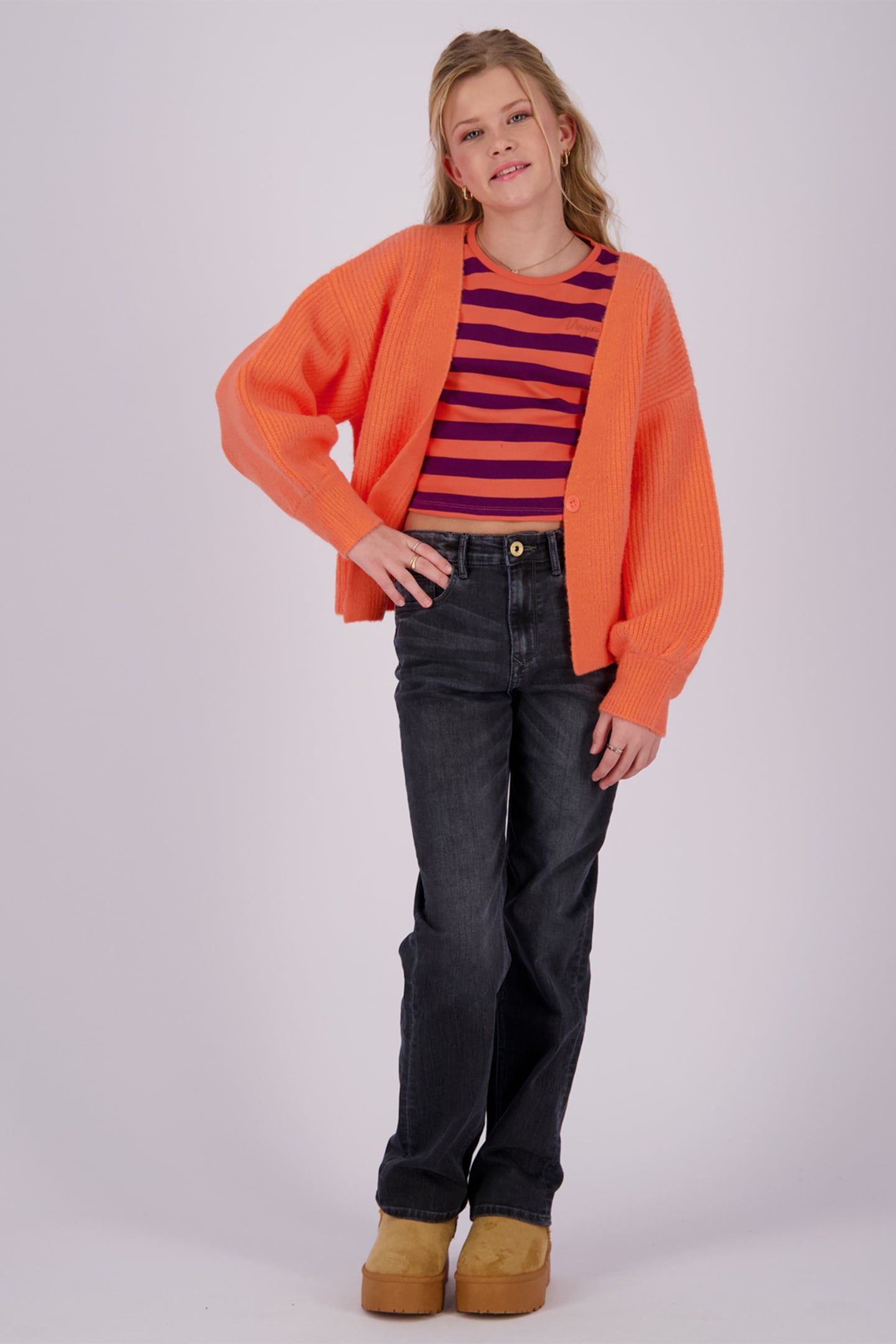 GIRLS MANDIE VEST FRESH CORAL 1