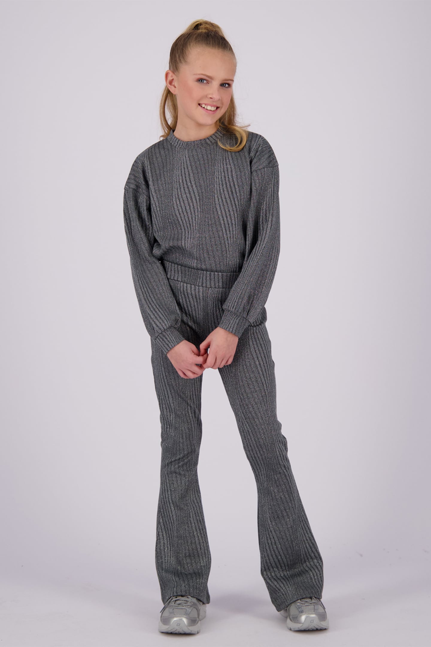 GIRLS JANE TOP GREY ROCK 6