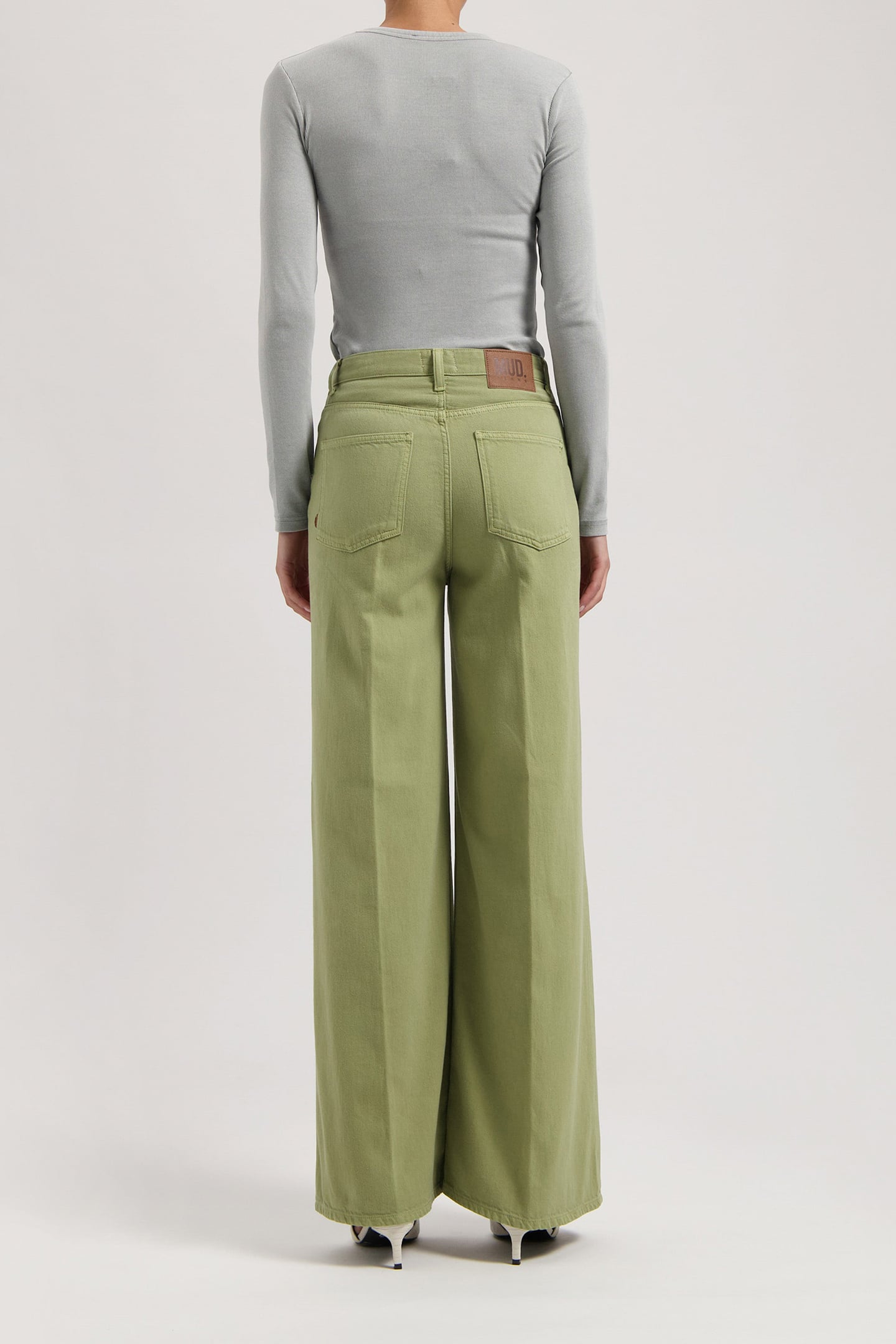 SARA HIGH LOOSE FLOW OLIVE 4