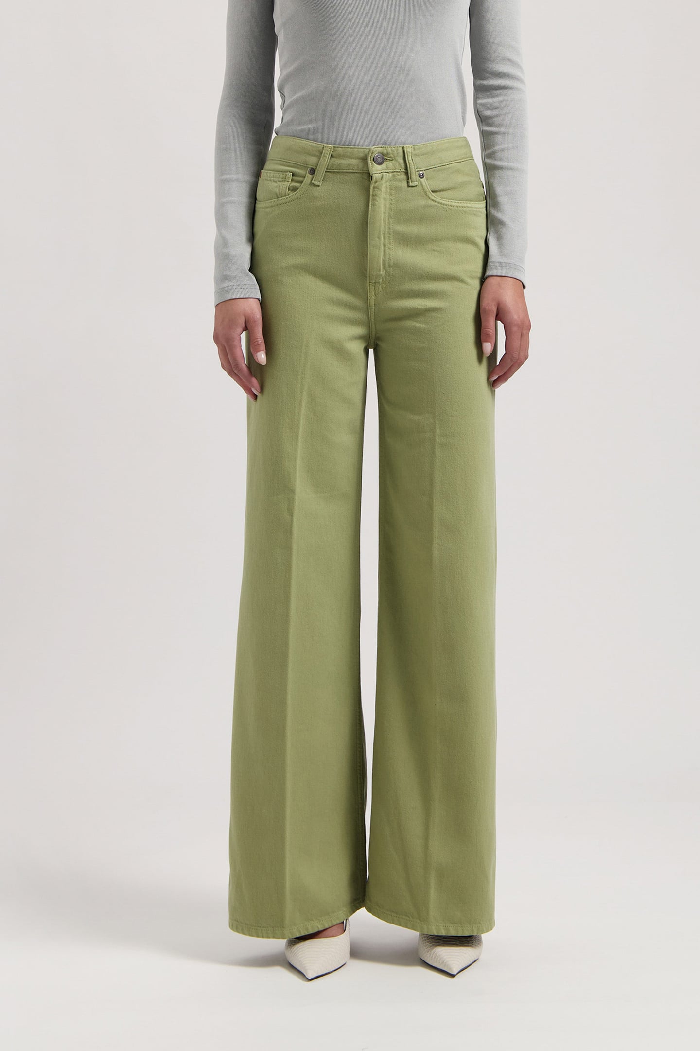 SARA HIGH LOOSE FLOW OLIVE 1