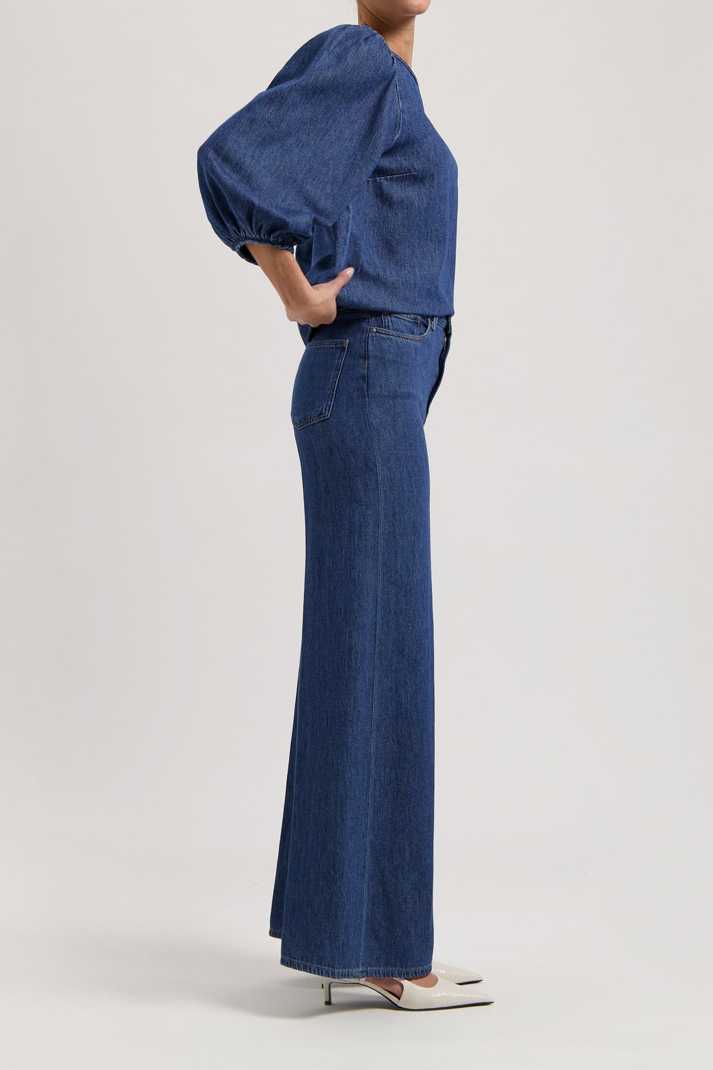 GLORIA SHIRT STONE INDIGO 5