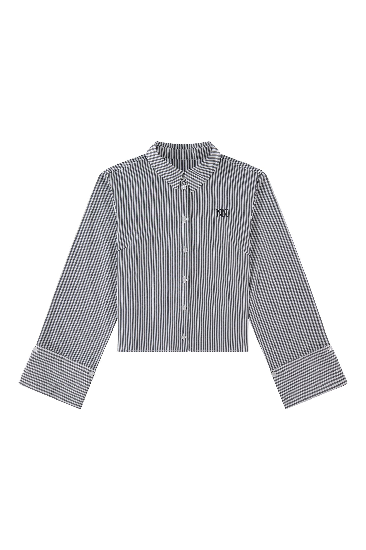 NOMI BLOUSE BLACK/OFF WHITE 2
