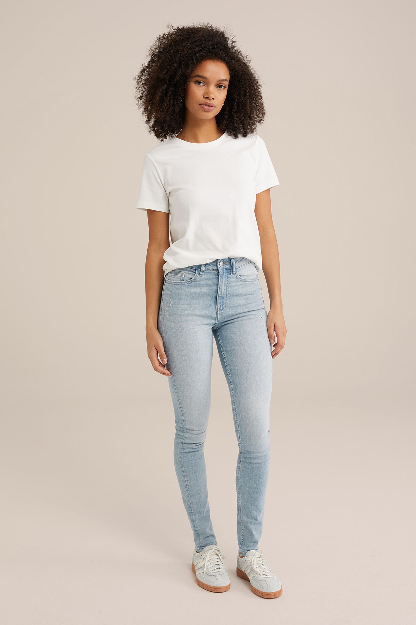 5-POCKET HIGH WAIST BRIGHT BLUE 3