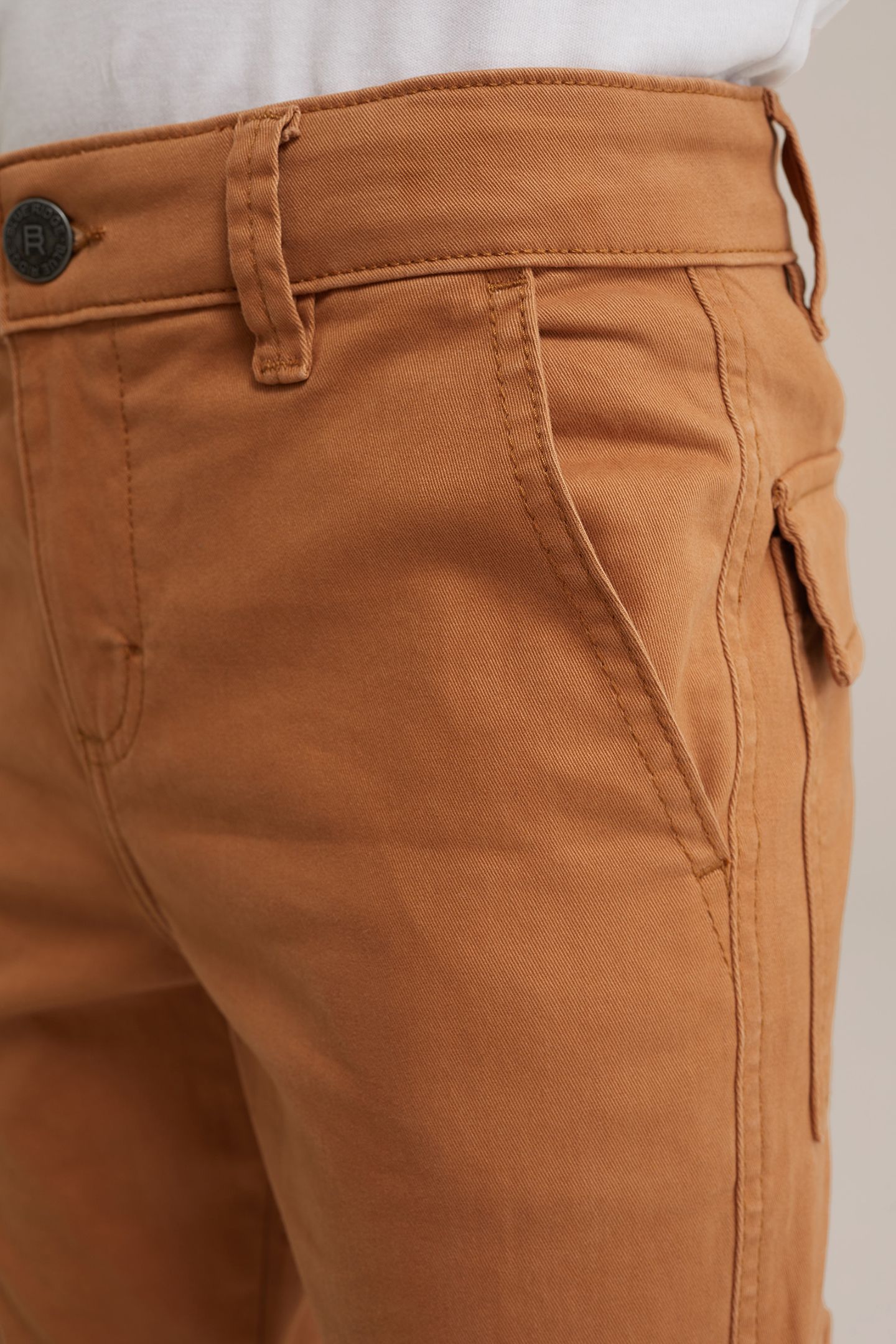 CARGO PANTS RUST BROWN 5