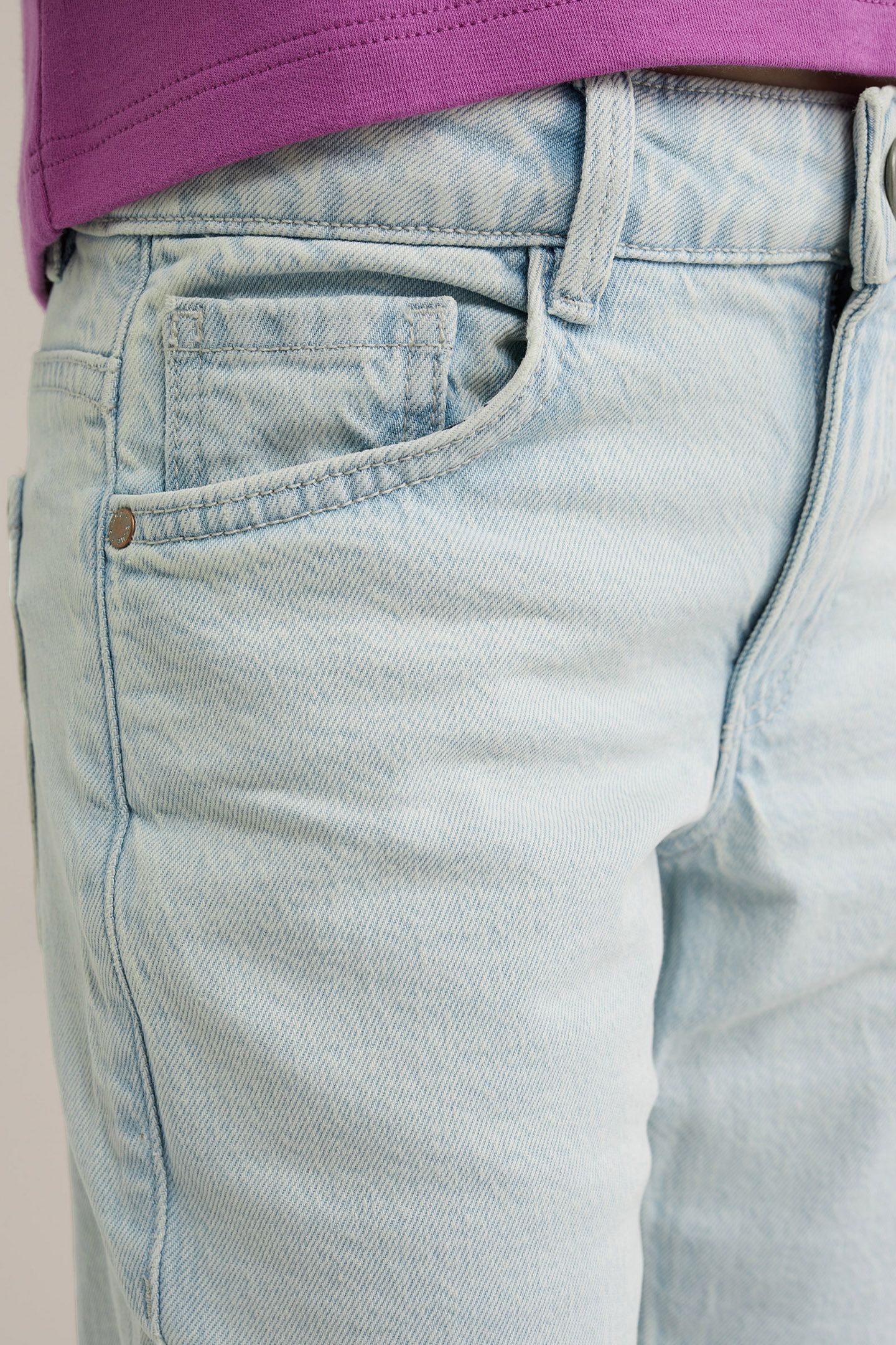 5-POCKET HIGH RISE LIGHT BLUE 5