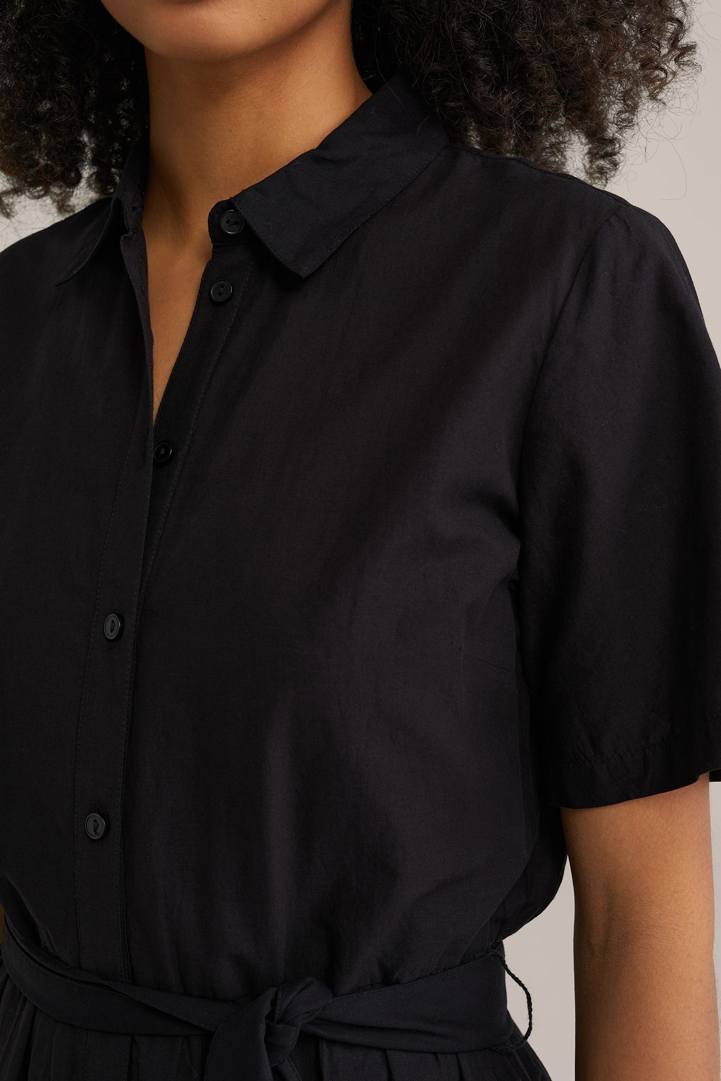 DRESS MID LENGTH BLACK 5