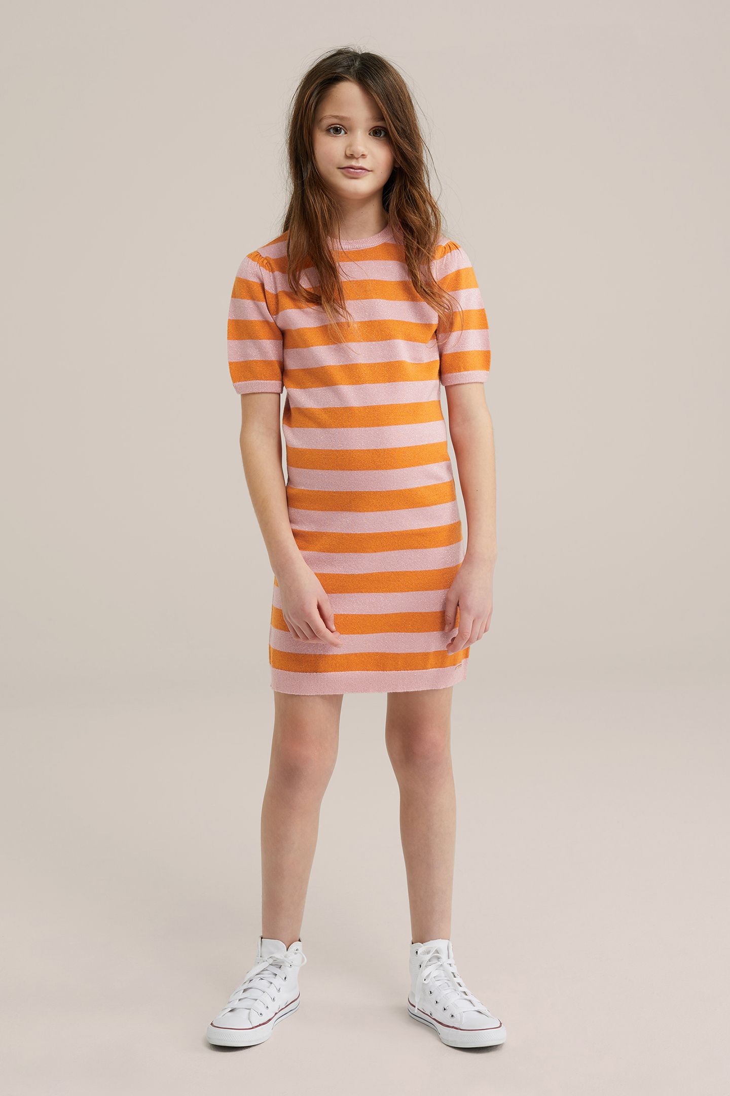 DRESS MID LENGTH ORANGE 2