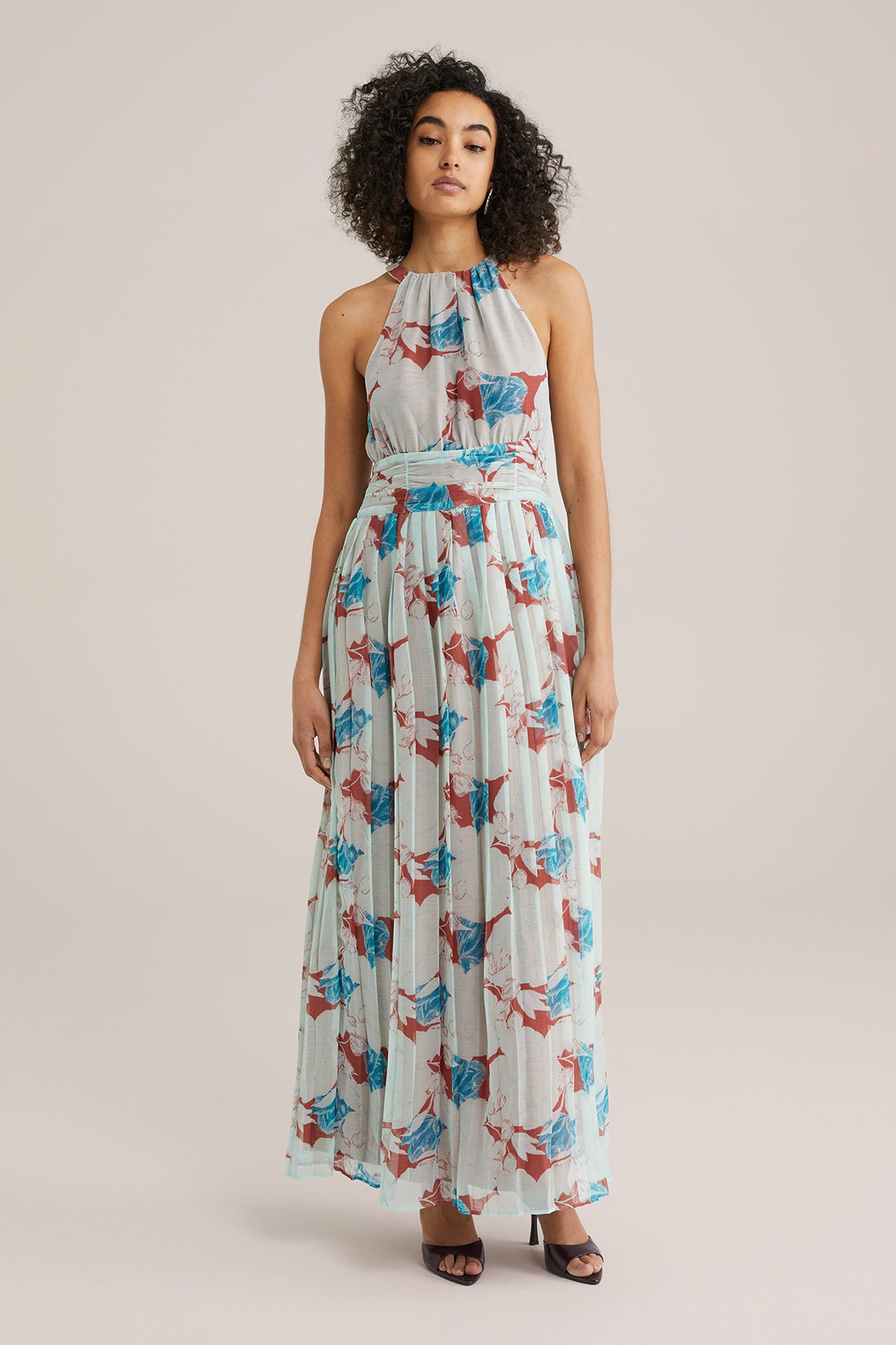 DRESS MAXI LENGTH LIGHT BLUE 1