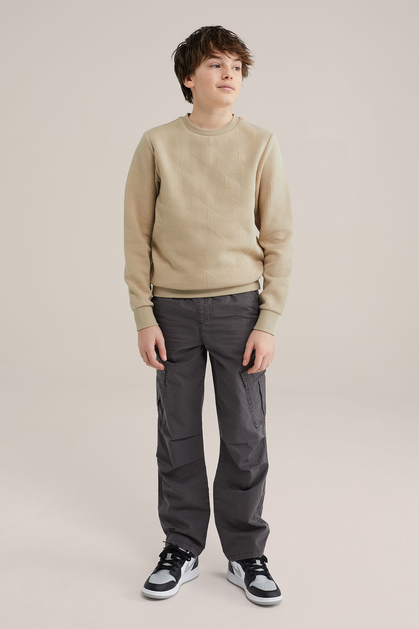 CARGO PANTS BLENDED DARK GREY 2