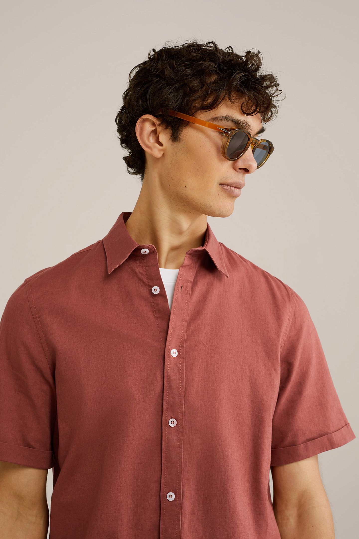 SHIRT RUST BROWN 6