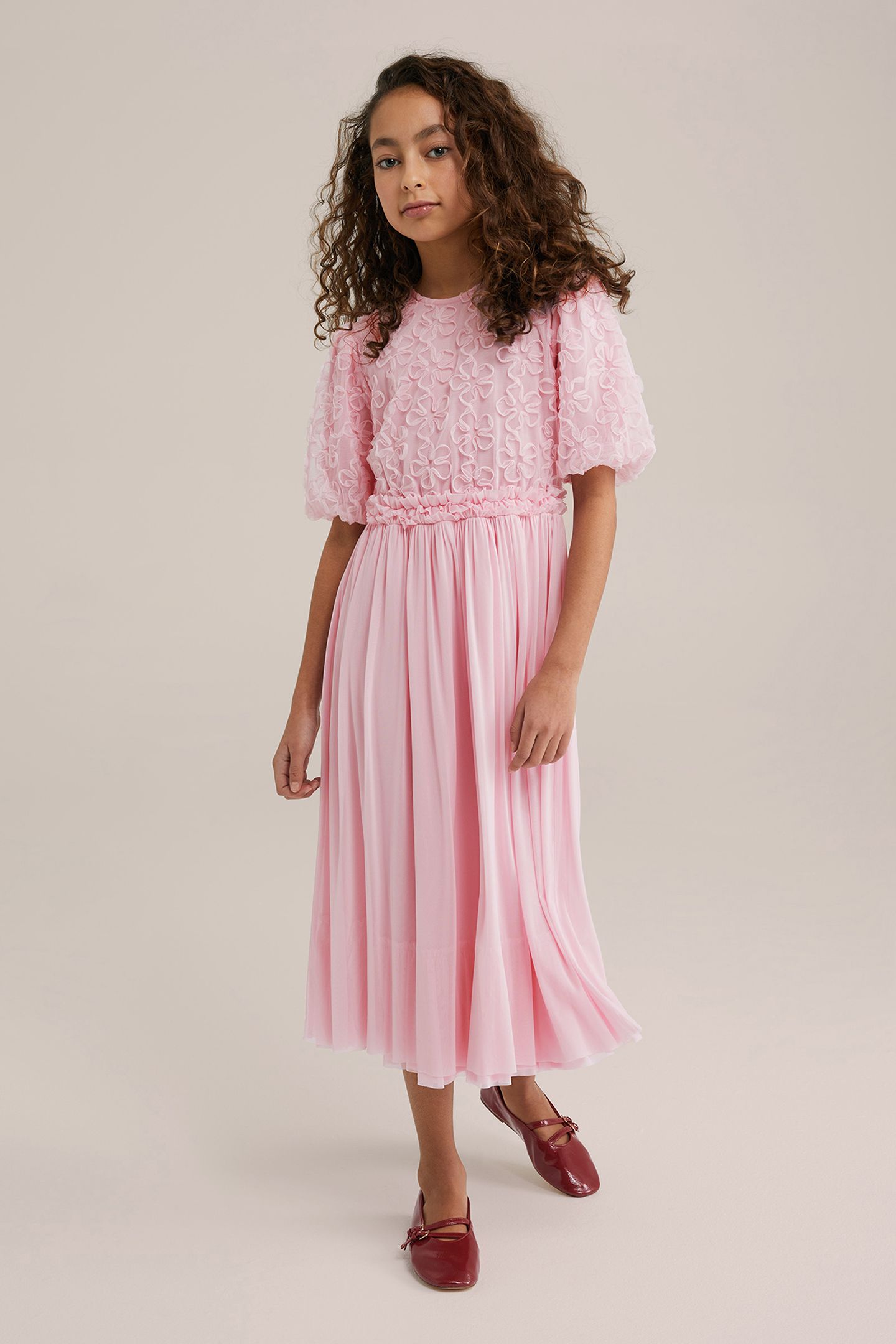 DRESS MAXI LENGTH LIGHT PINK 1