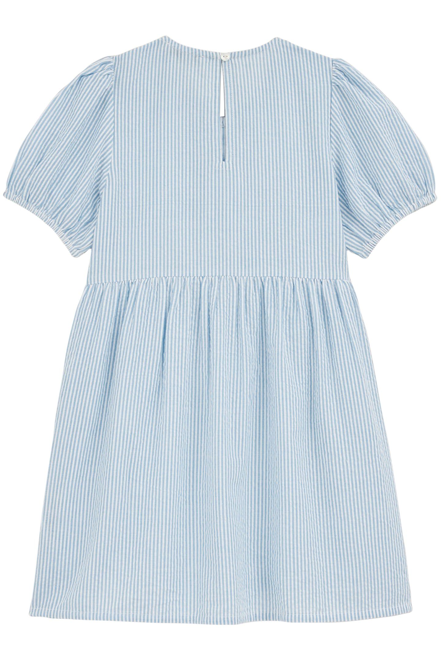 DRESS MID LENGTH LIGHT BLUE 4