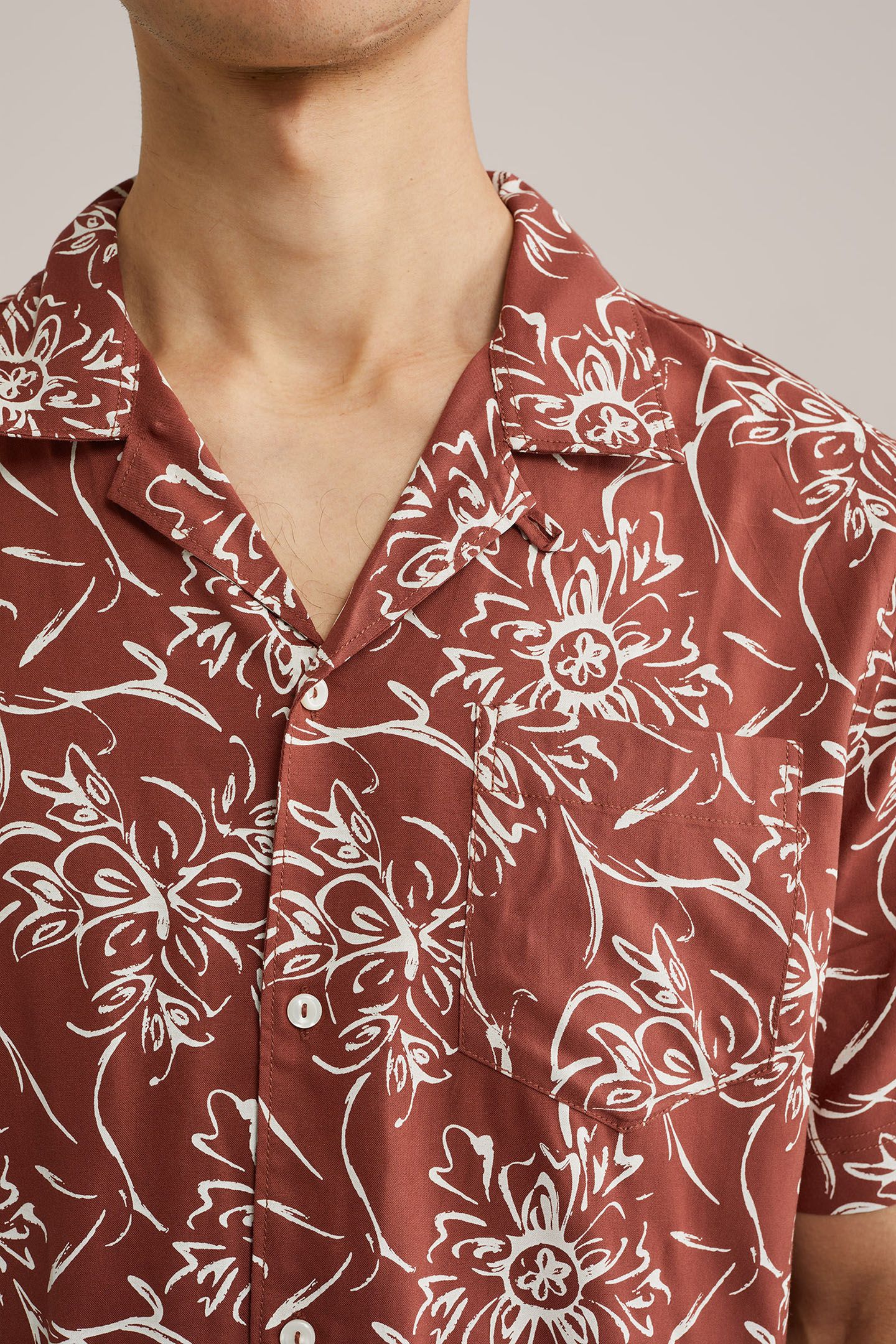 SHIRT RUST BROWN 5