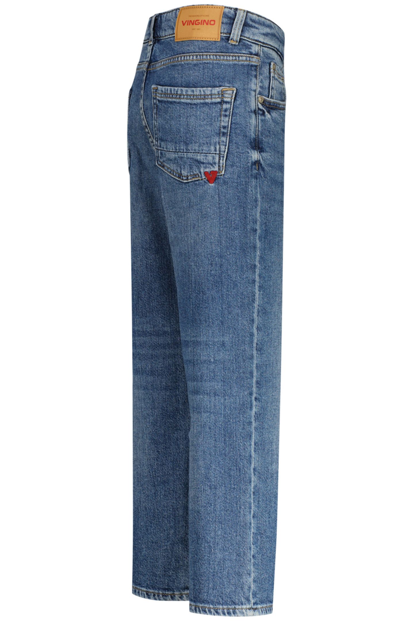 BOYS GERALDO JEANS MID BLUE WASH 5