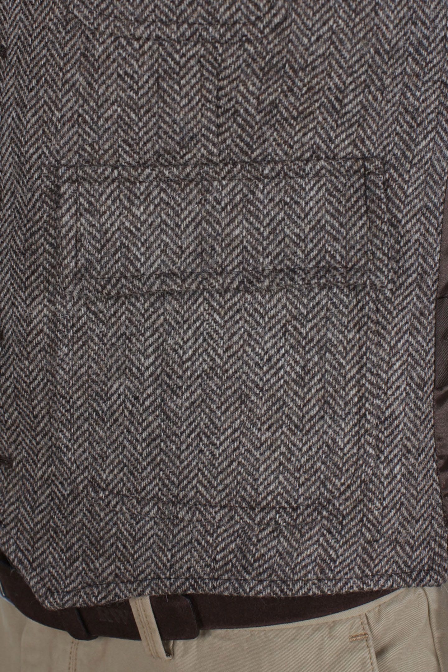 FANCY GILET BROWN 4
