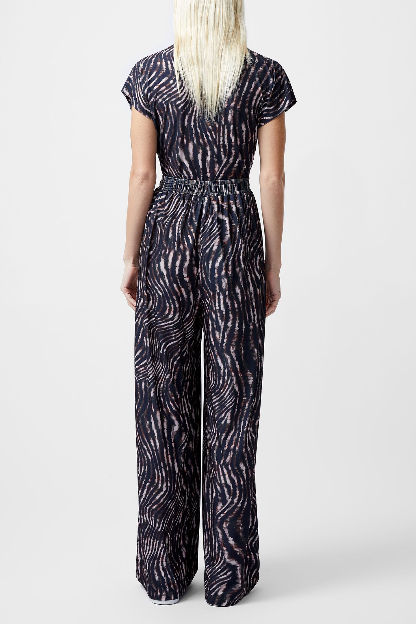 ZINA PORTIA TROUSER BROWN MULTI 3