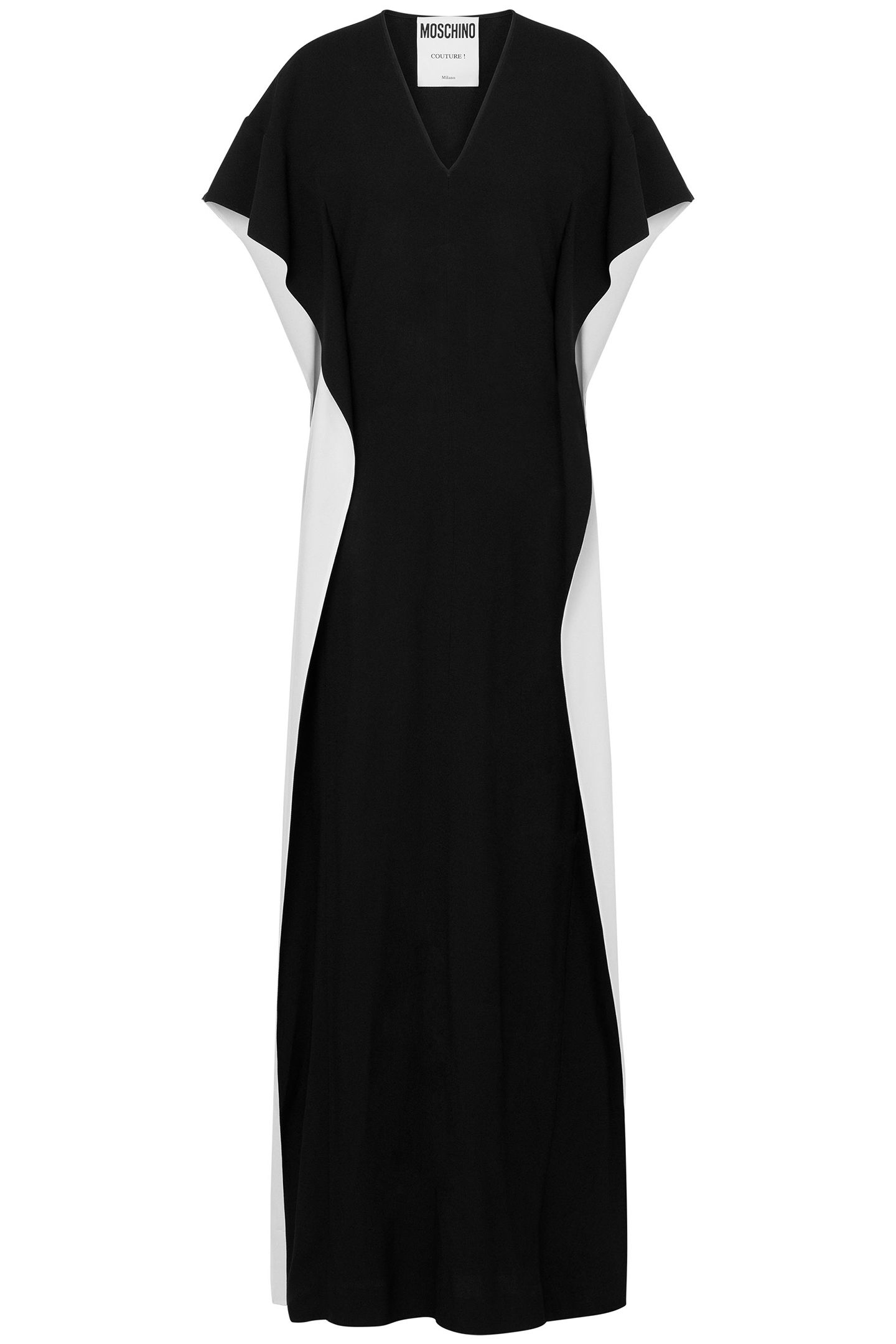 LONG DRESS IN ENVER SATIN BLACK 3