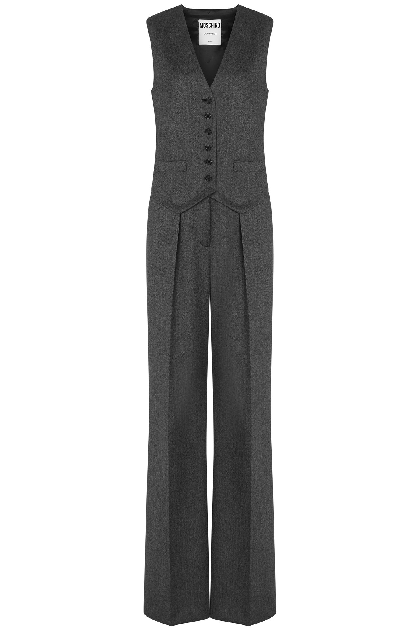 WOOL GRAIN POWDER JUMPSUIT GREY 3
