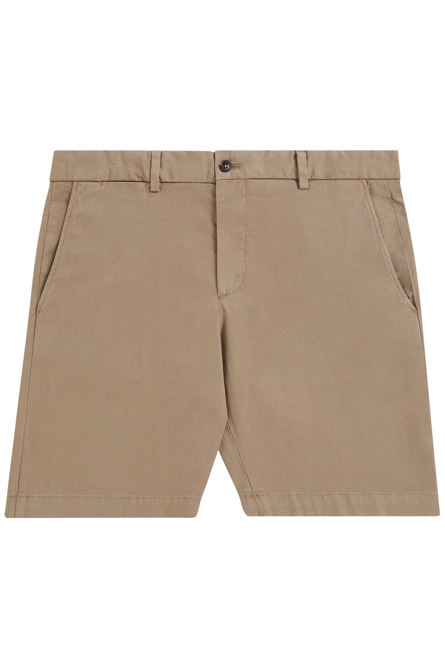 BYRON COTTON-LINEN STRETCH BROWN 2