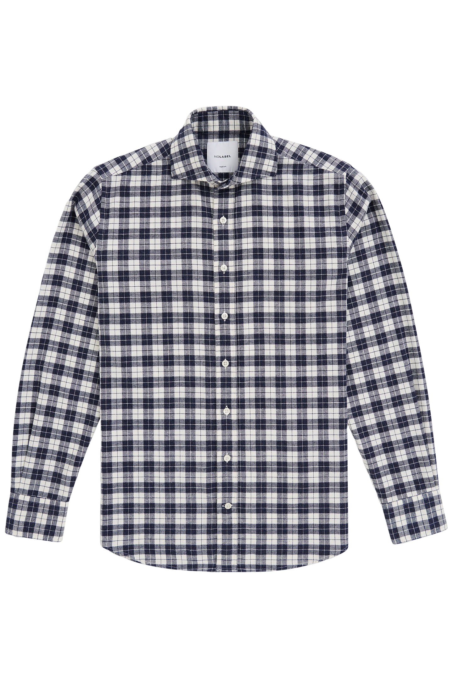 SPECIALIST CHECKED BRUSHED COTTON NAVY 2