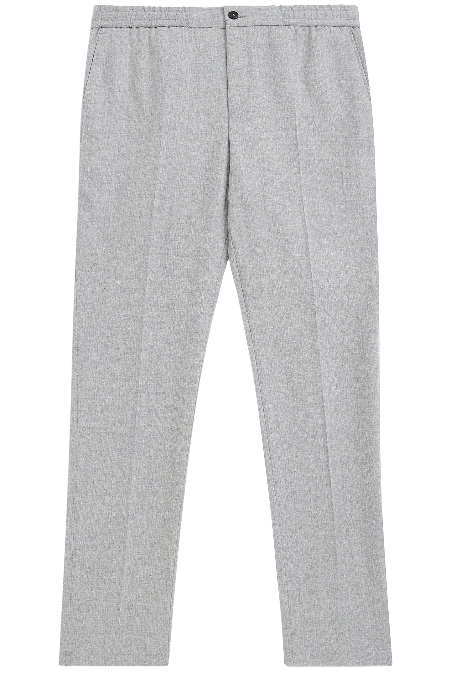 MONTREAL WASHABLE FLANNEL WOOL-STRETCH LIGHT GREY 2