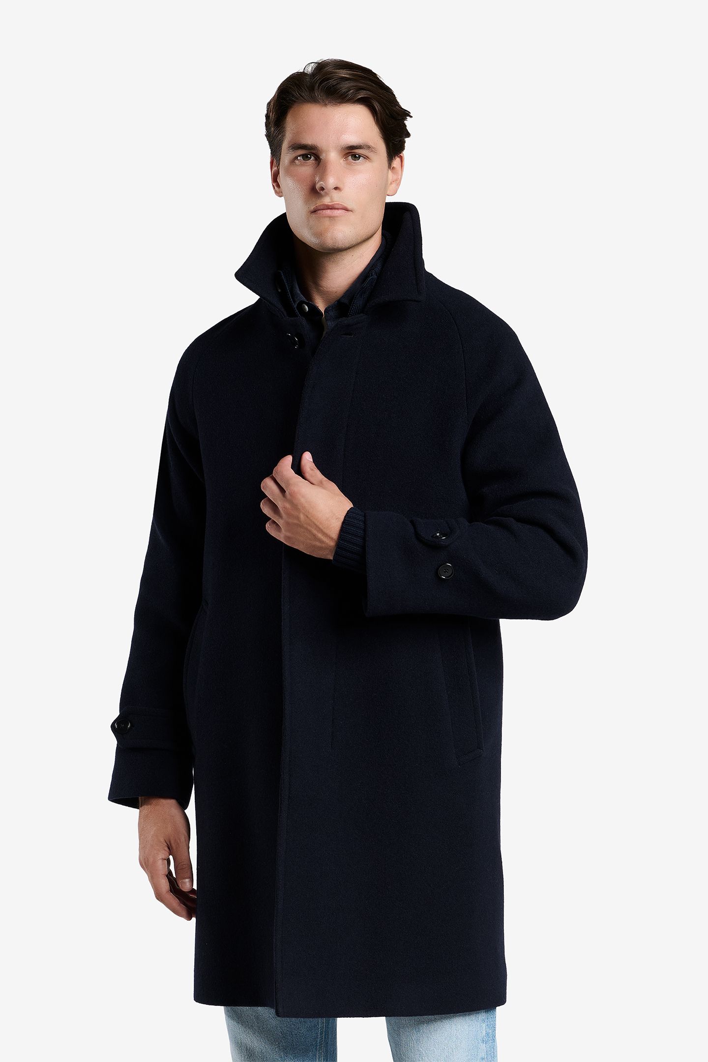 BRIMLEY WOOL-NYLON NAVY 1