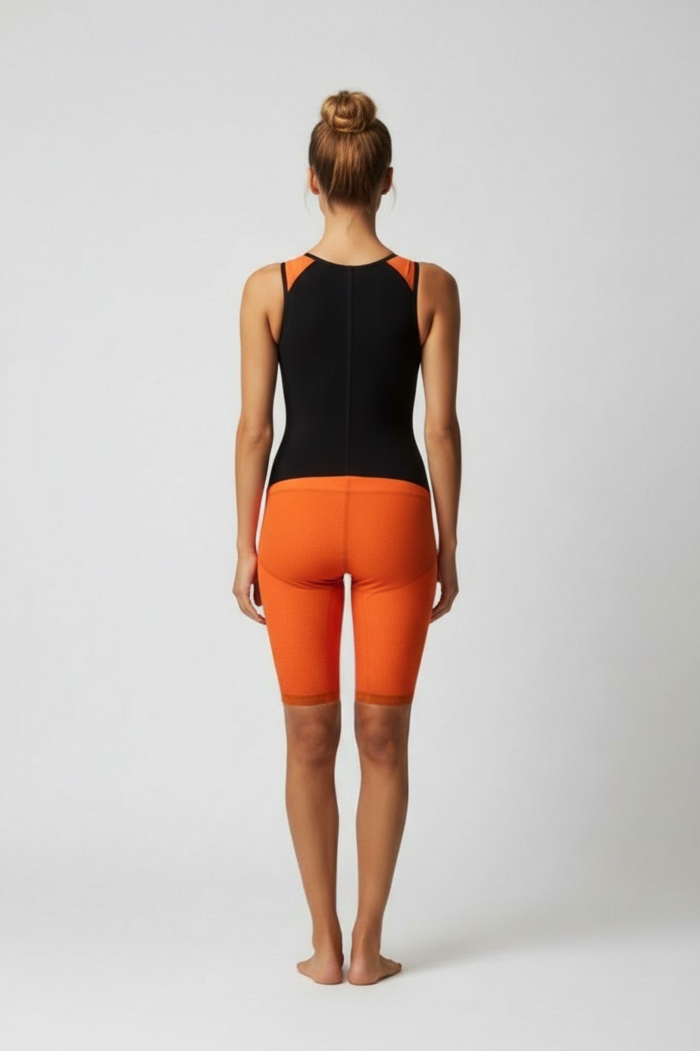 W ZIPPED TRISUIT CARBON PRO FLUO-ORANGE/BLACK 2