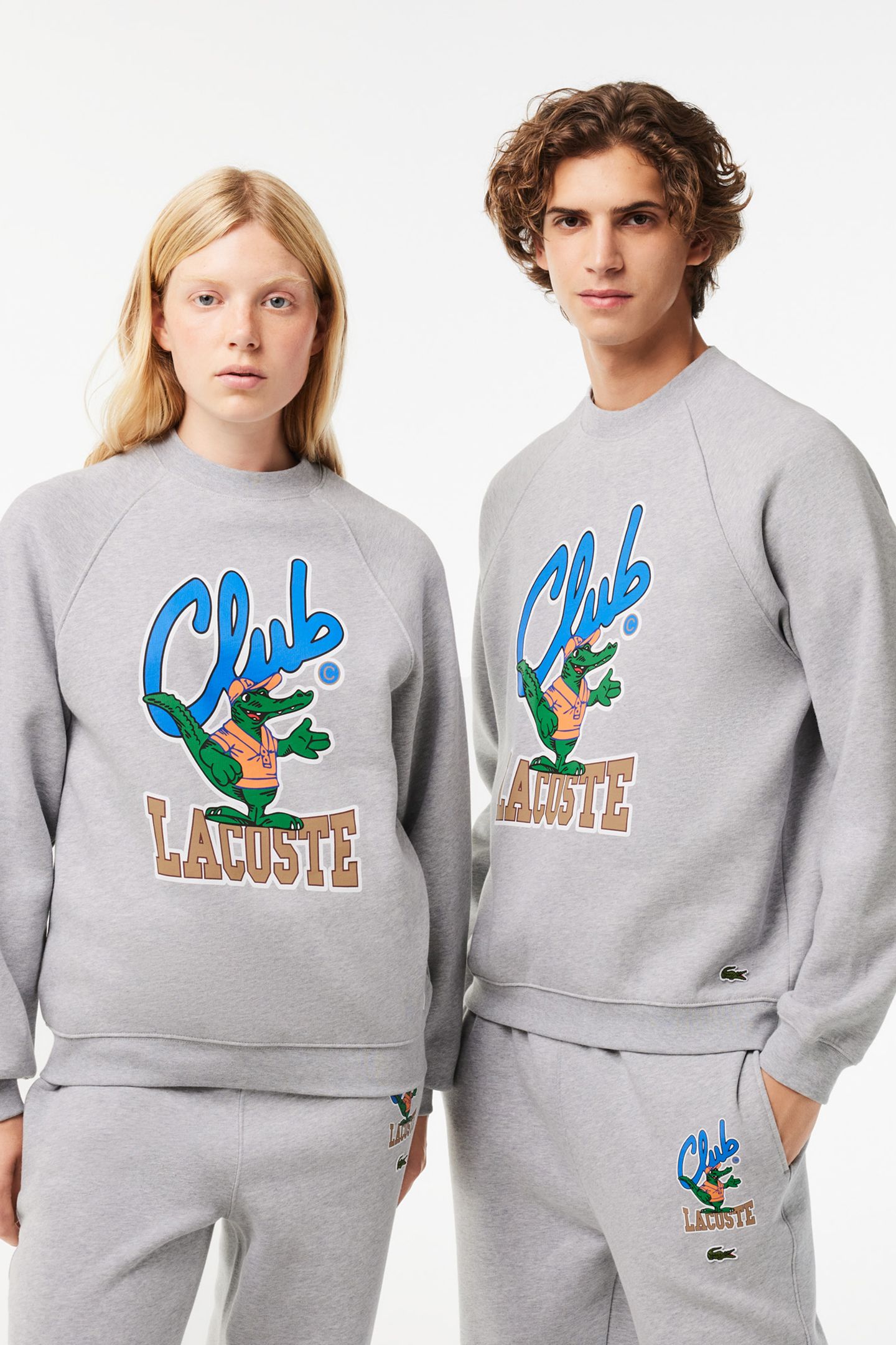 UNISEX SWEATSHIRT SILVER CHINE 1