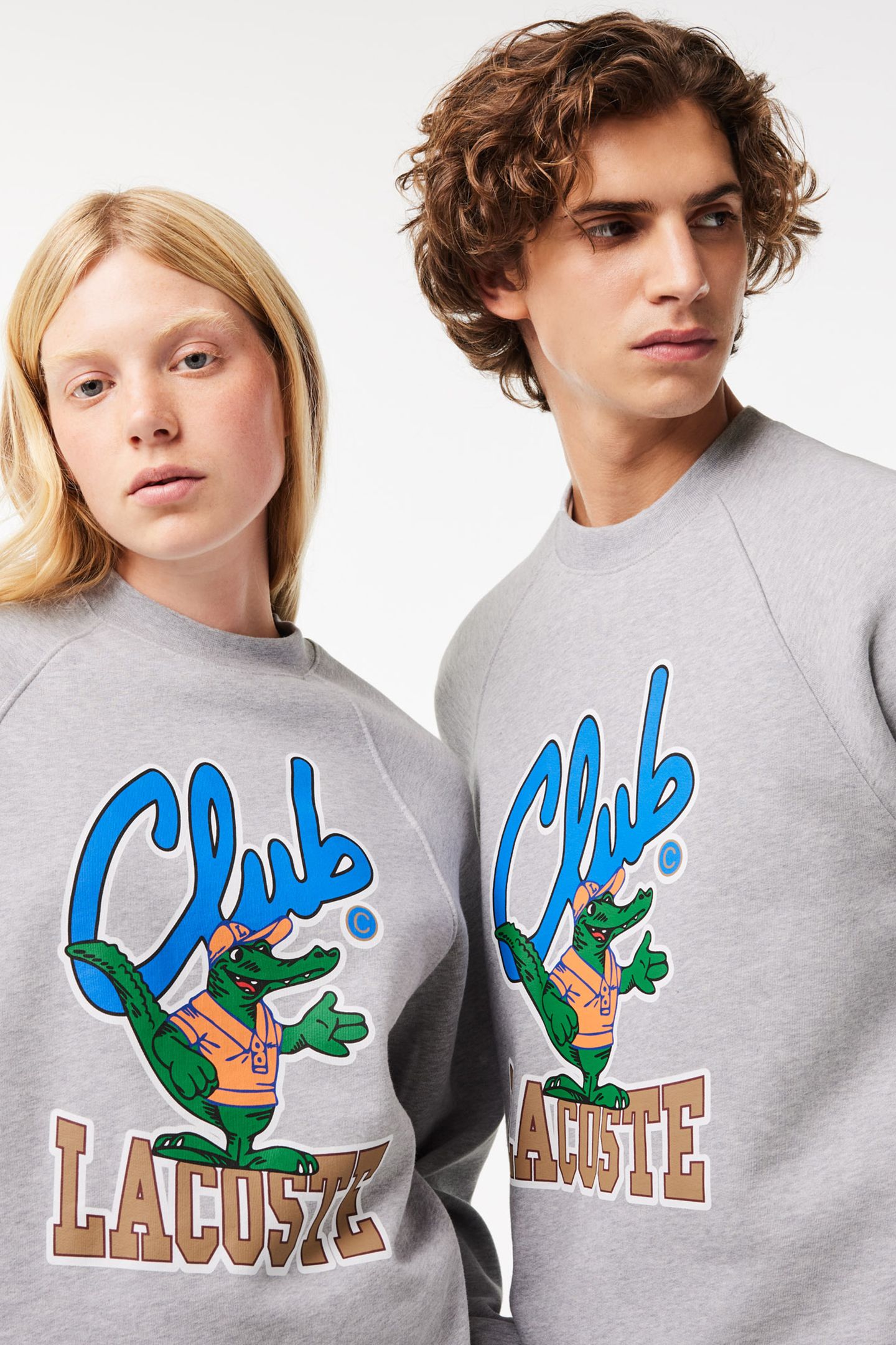 UNISEX SWEATSHIRT SILVER CHINE 2