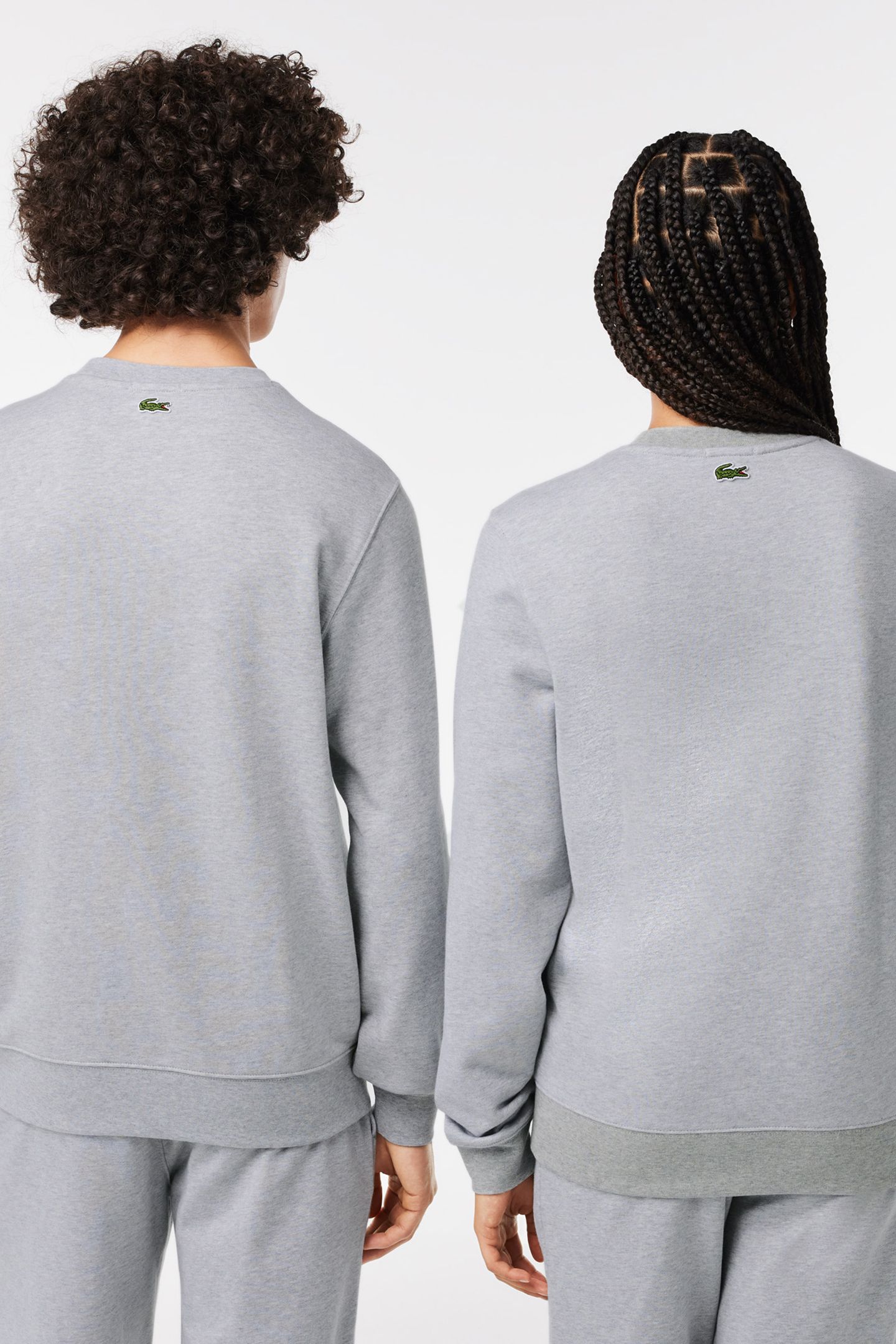 UNISEX SWEATSHIRT SILVER CHINE 3
