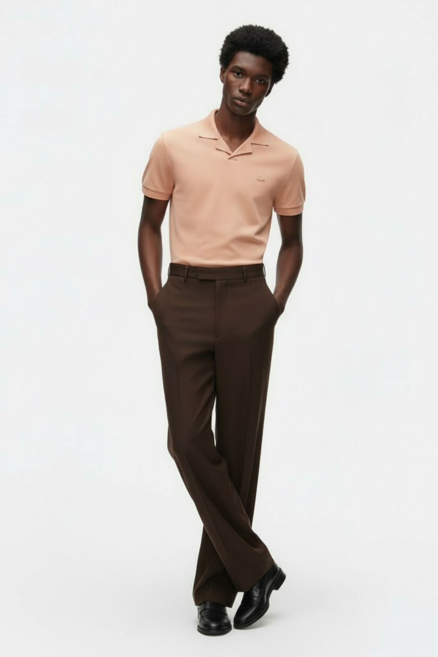 SHORTSLEEVE POLO LATTE 1