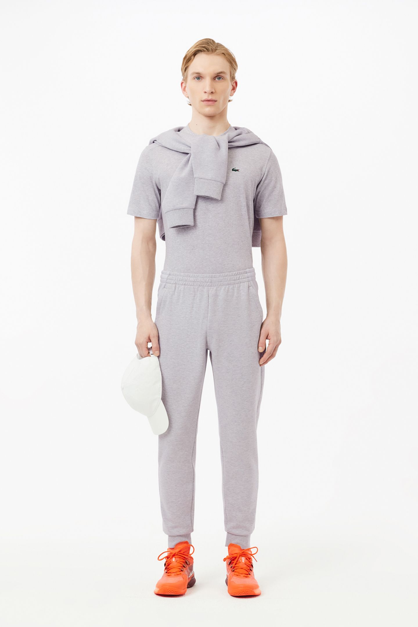TRACKSUIT TROUSERS SILVER CHINE/ELEPHANT GREY 1