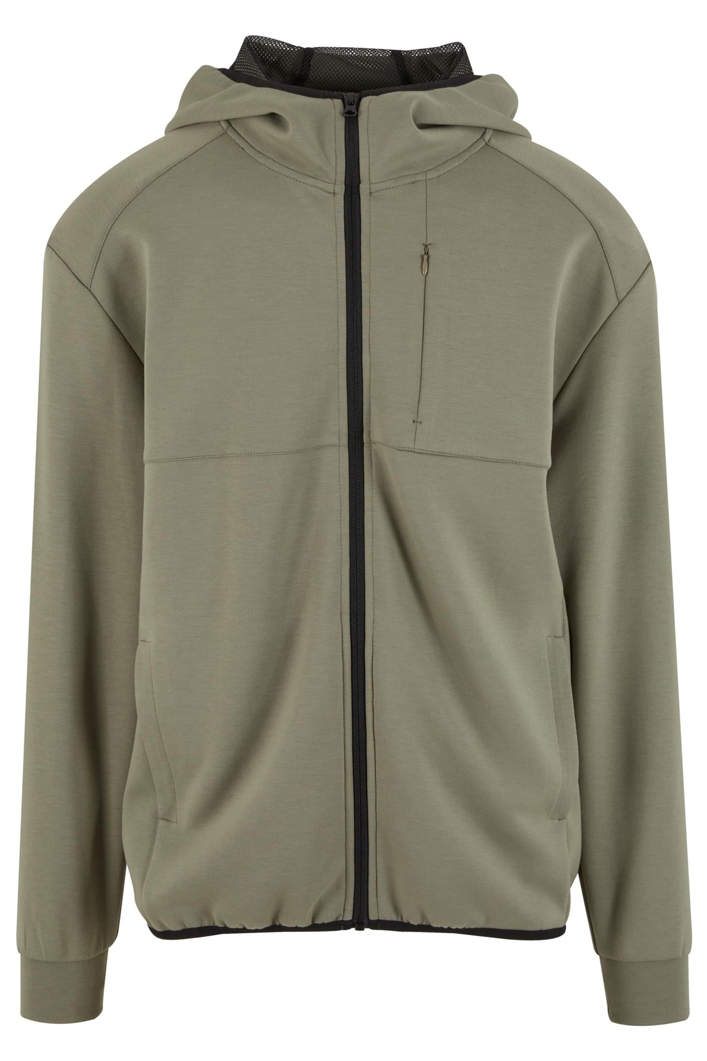 SCUBA ZIP POCKET HOODY PALEGREEN 1