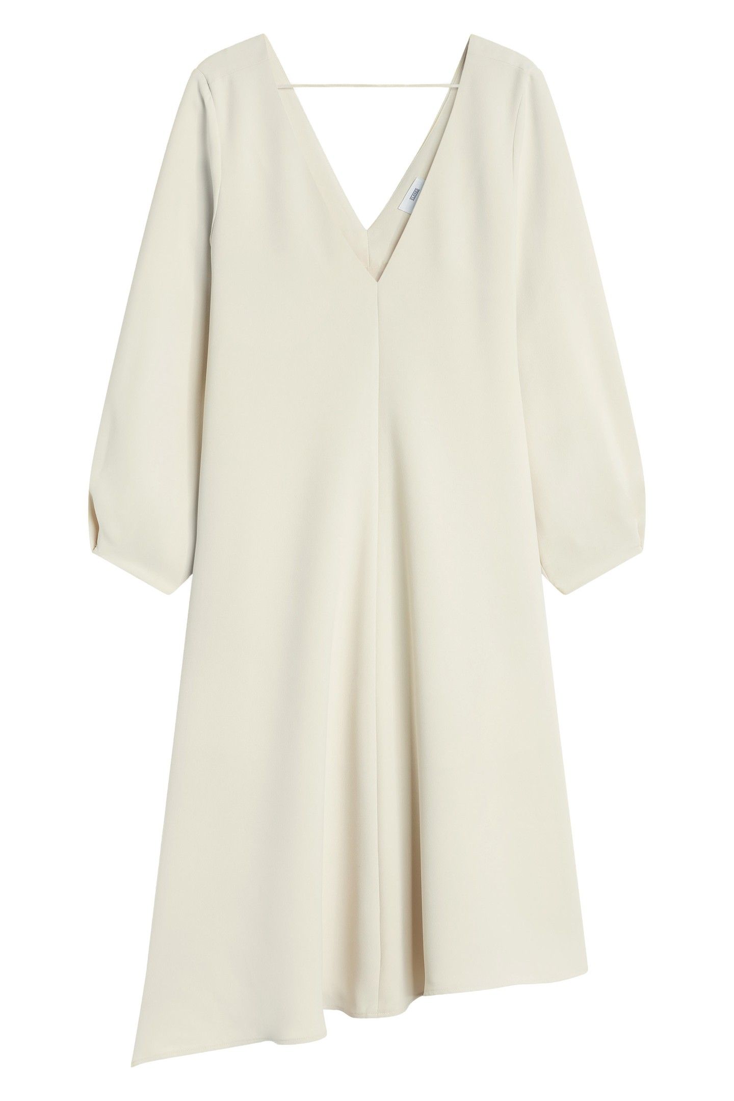 DEEP NECK LONG SLEEVE DRESS SHELL 6