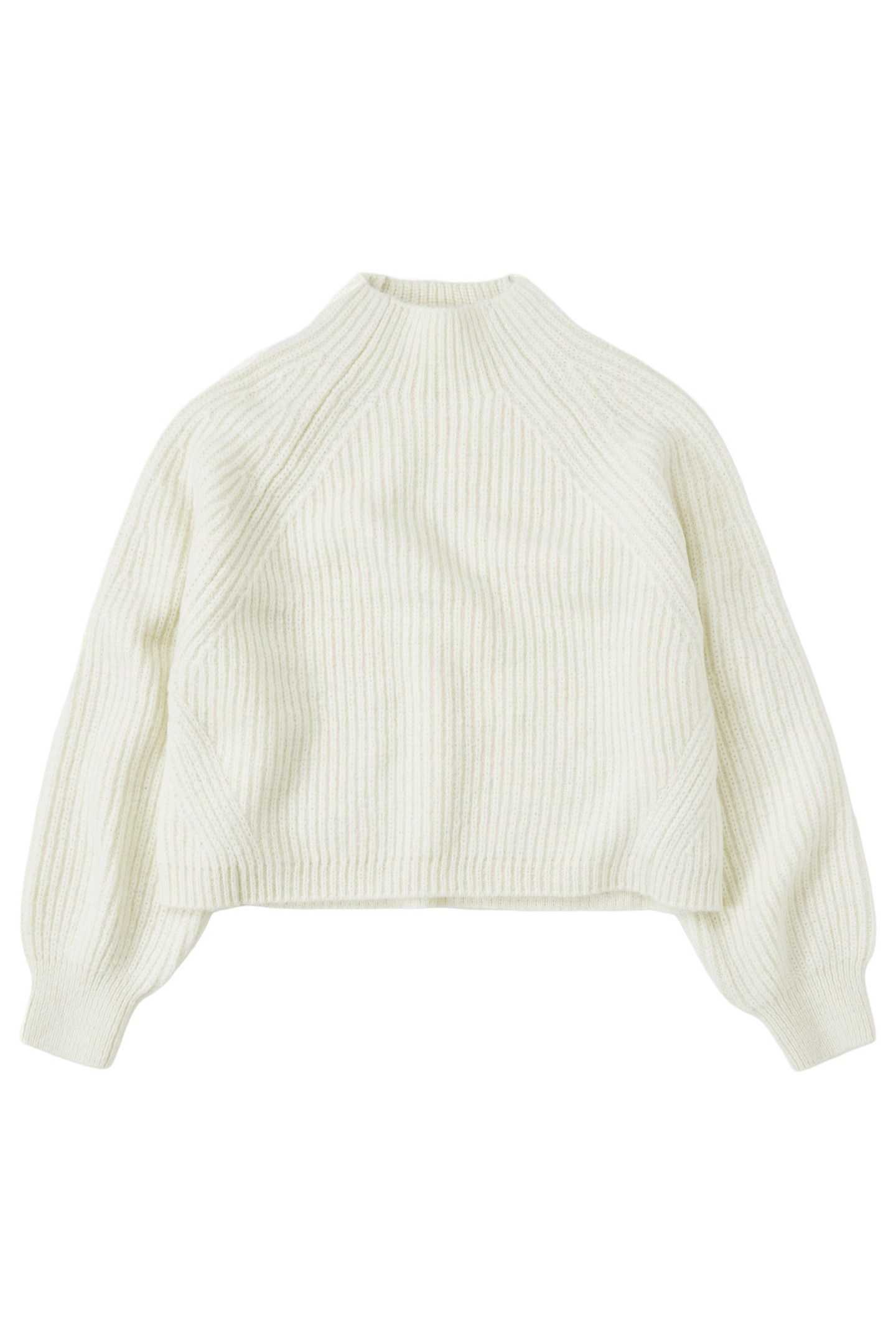 CROPPED LONG SLEEVE KNITS VANILLA 5