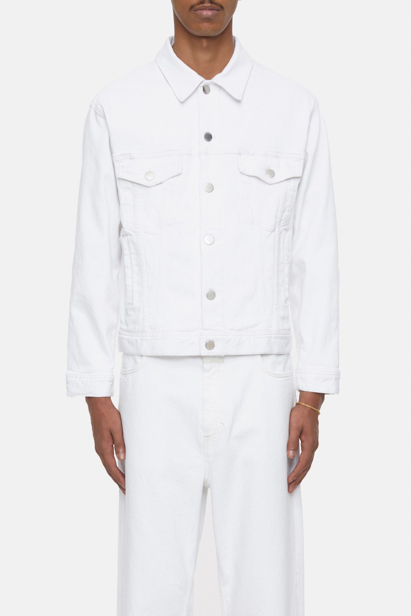 DENIM JACKET IVORY 1