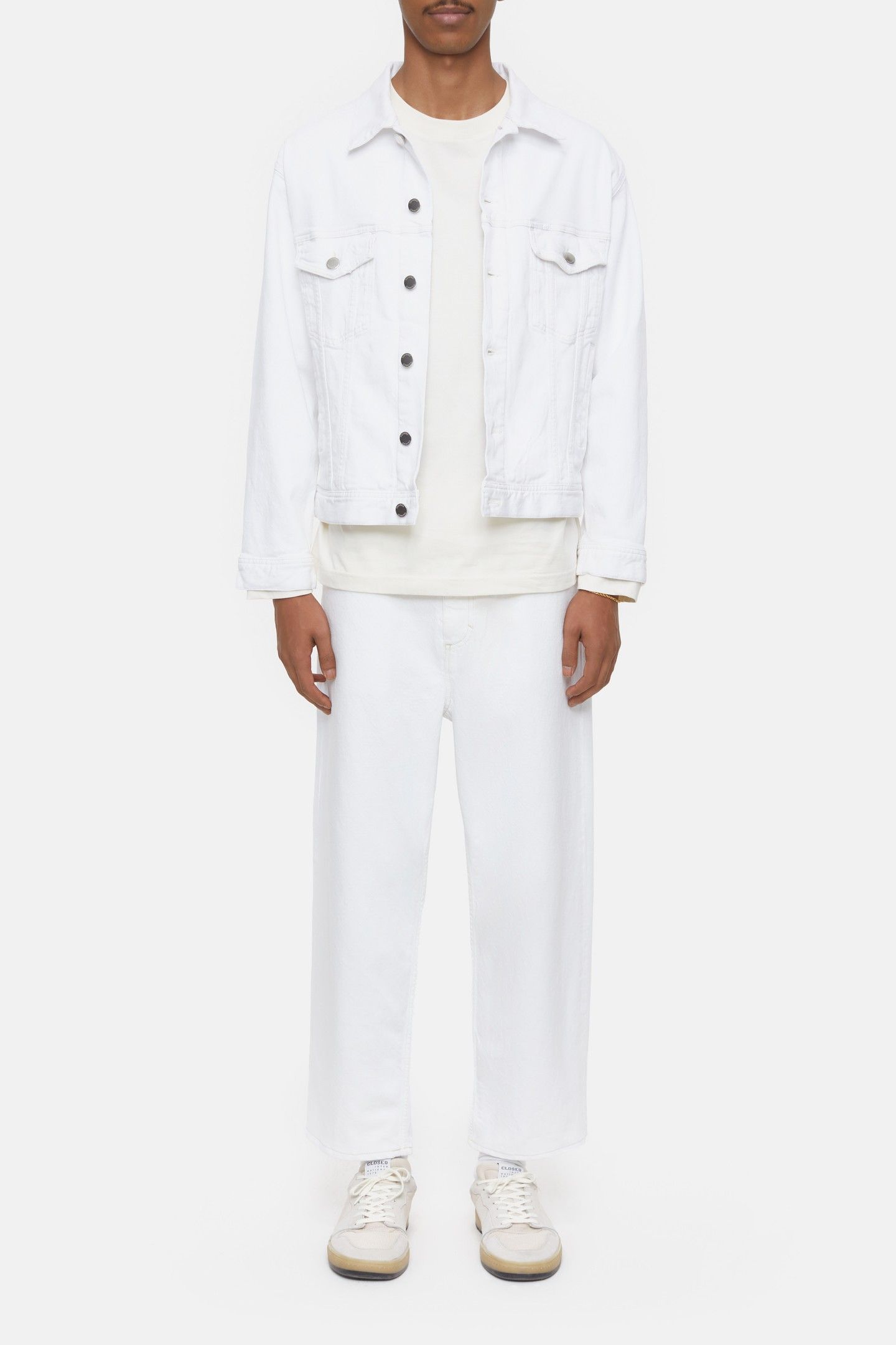 DENIM JACKET IVORY 2