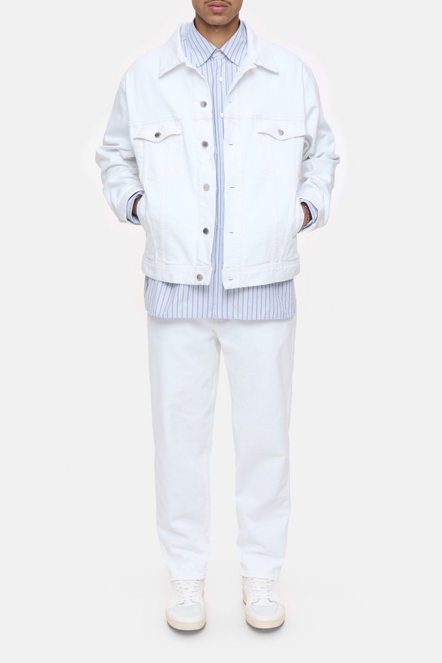 DENIM JACKET IVORY 4