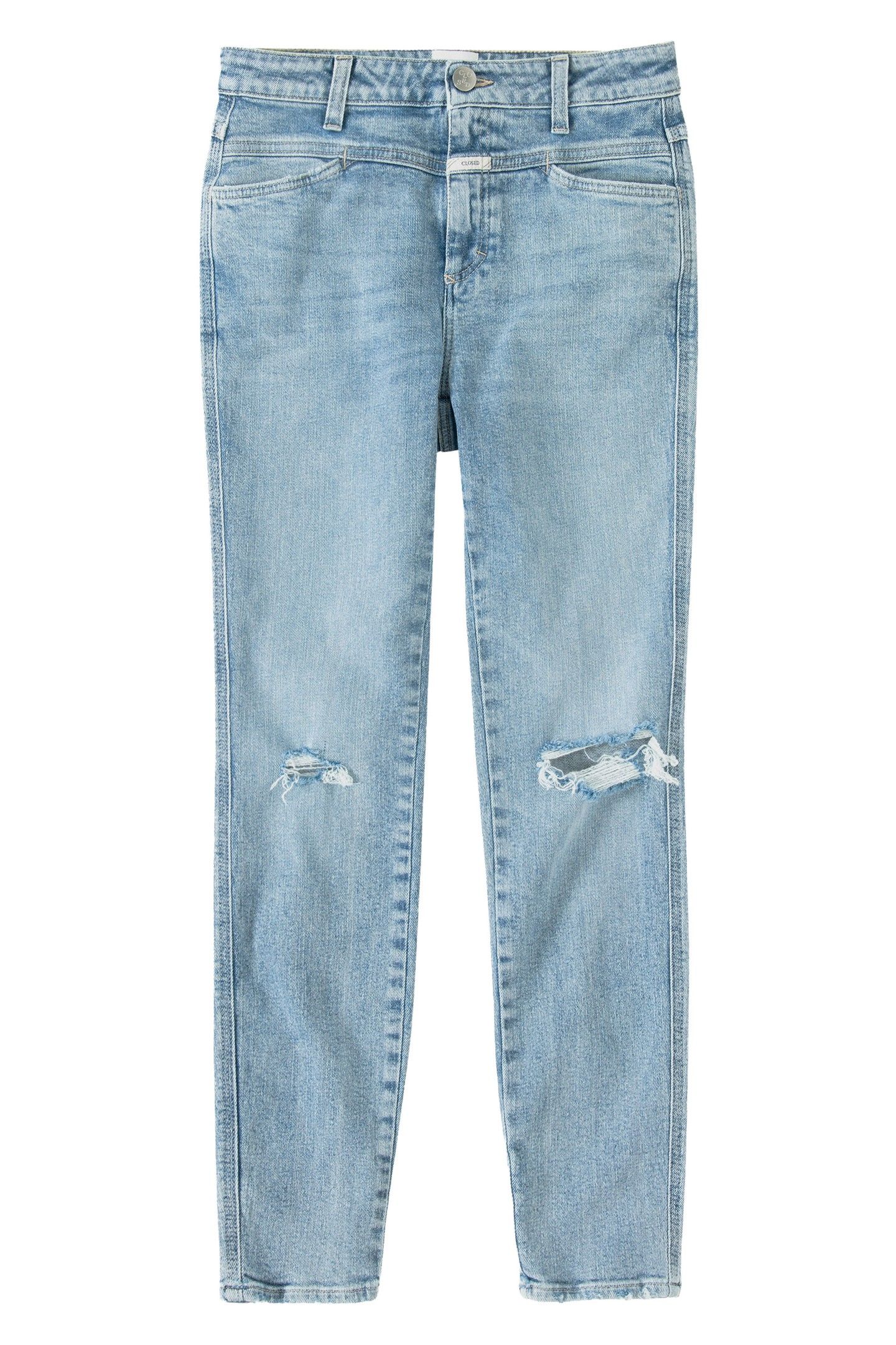 SKINNY PUSHER JEANS MID BLUE 4