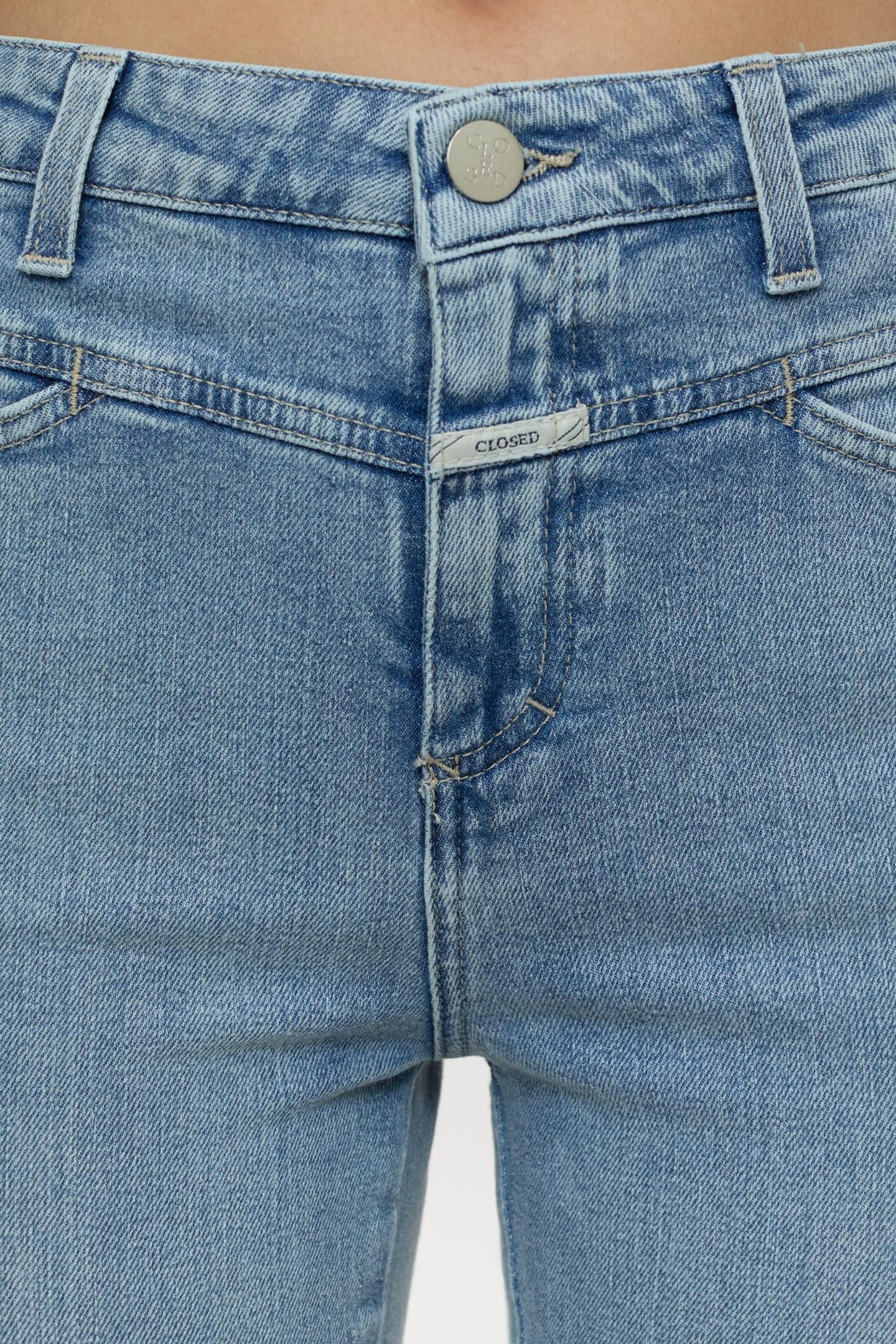 SKINNY PUSHER JEANS MID BLUE 5